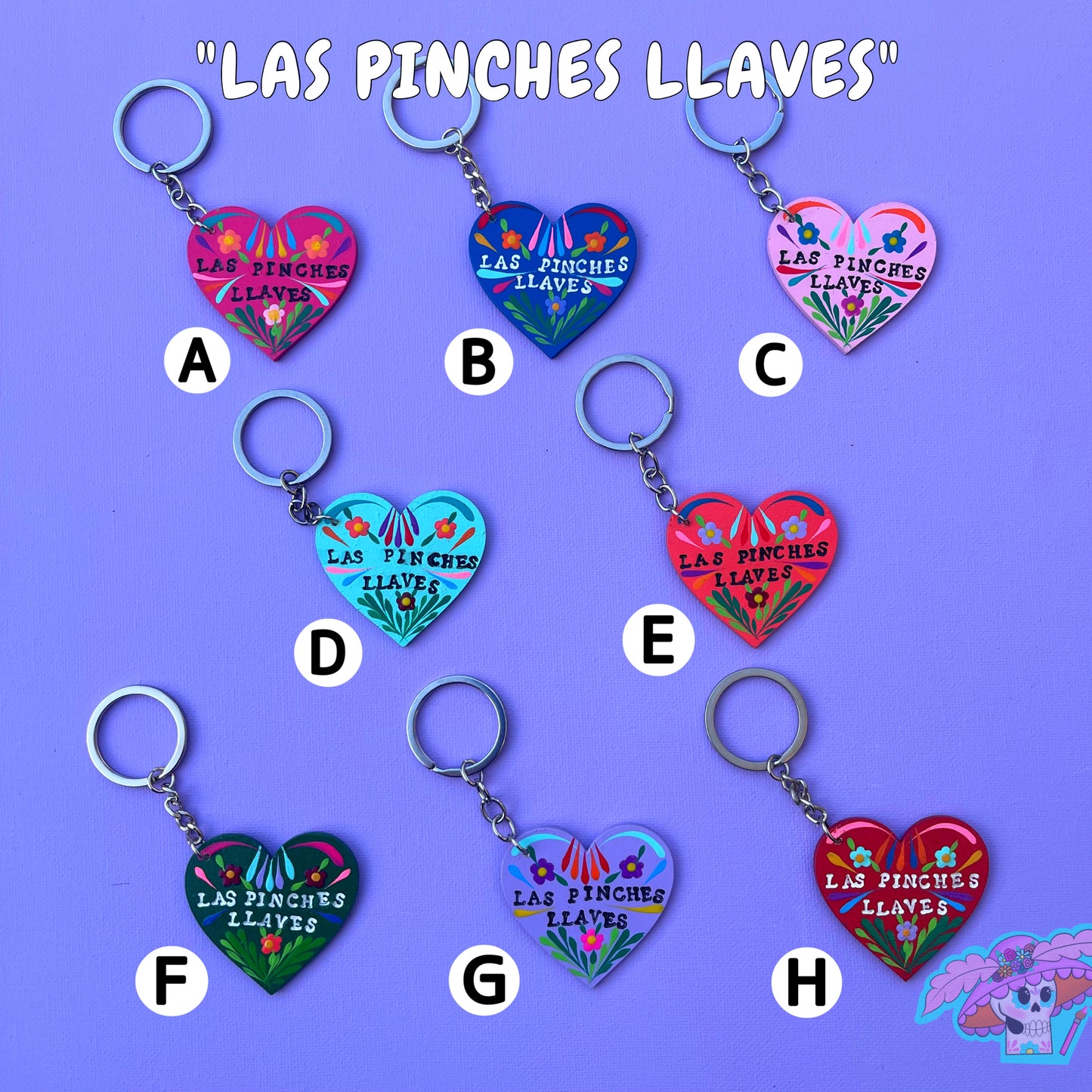 Mexican Phrase Keychains