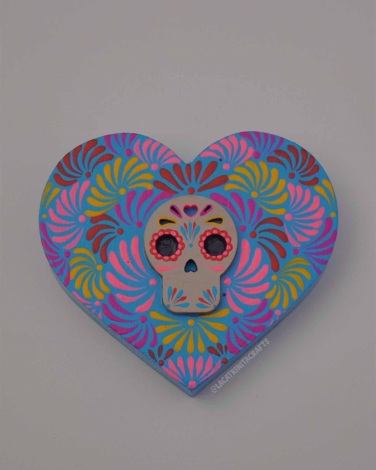 Talavera DDLM Heart Decor