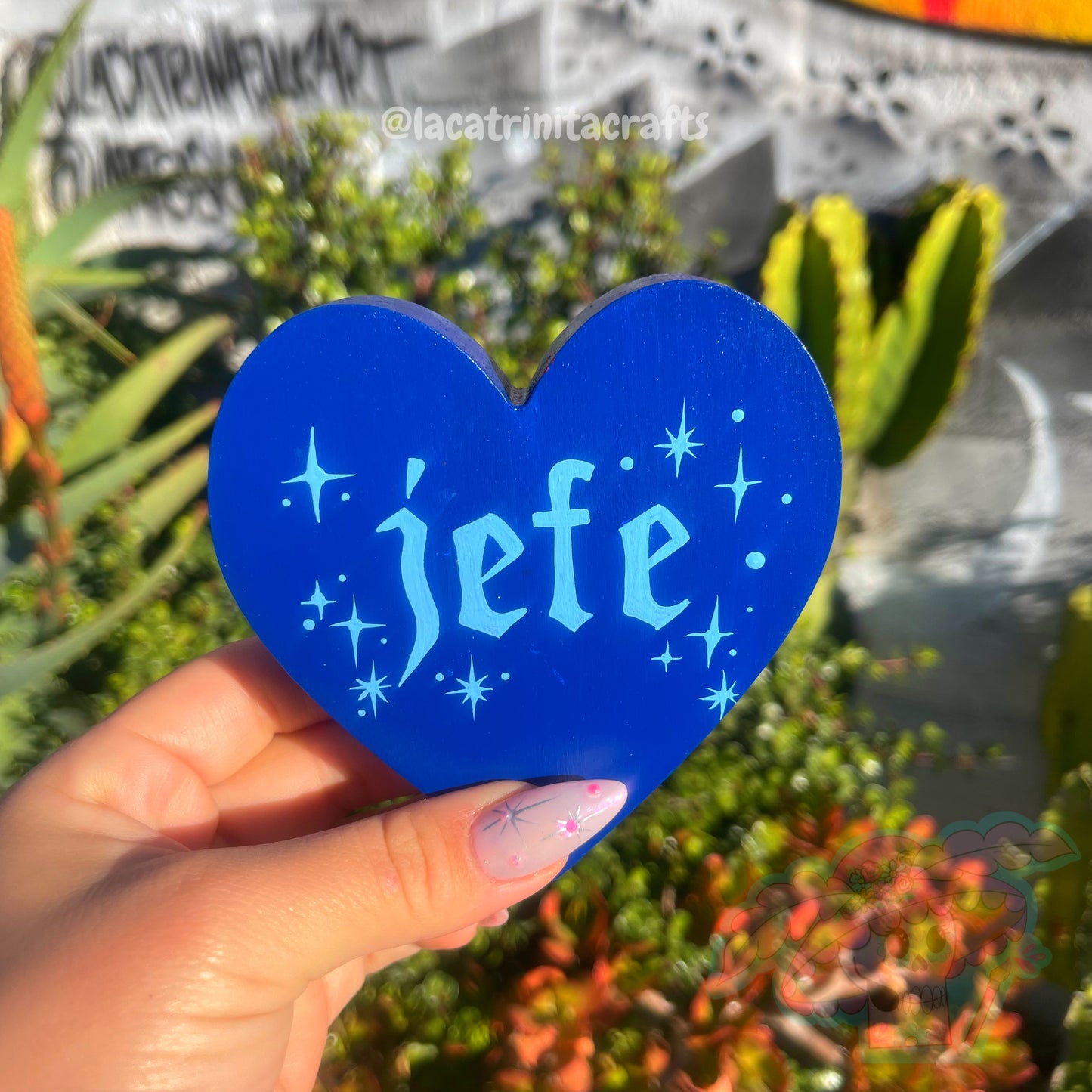 Mini Heart Old English decors