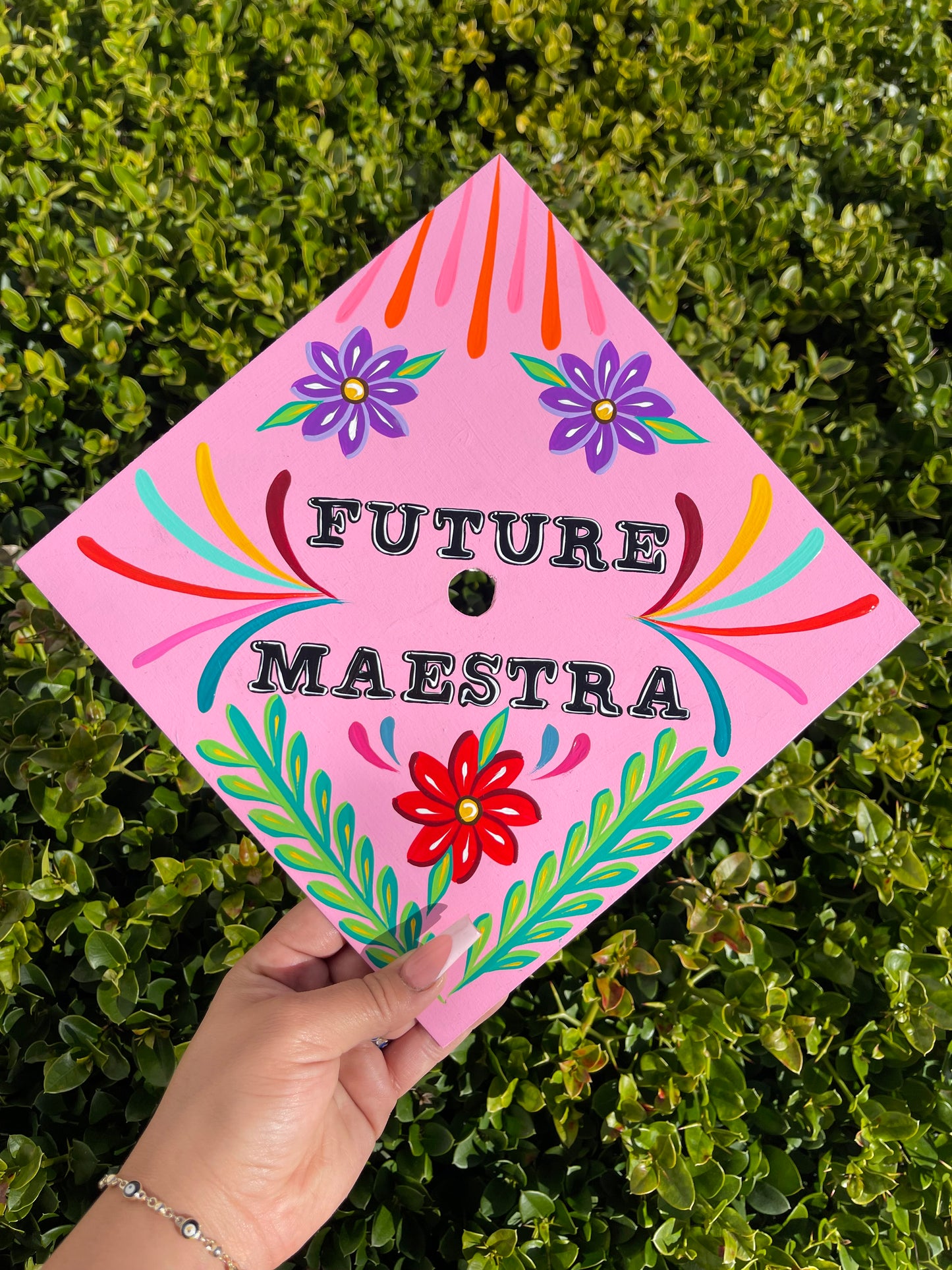 Mexican Inspired Graduation Cap Toppers