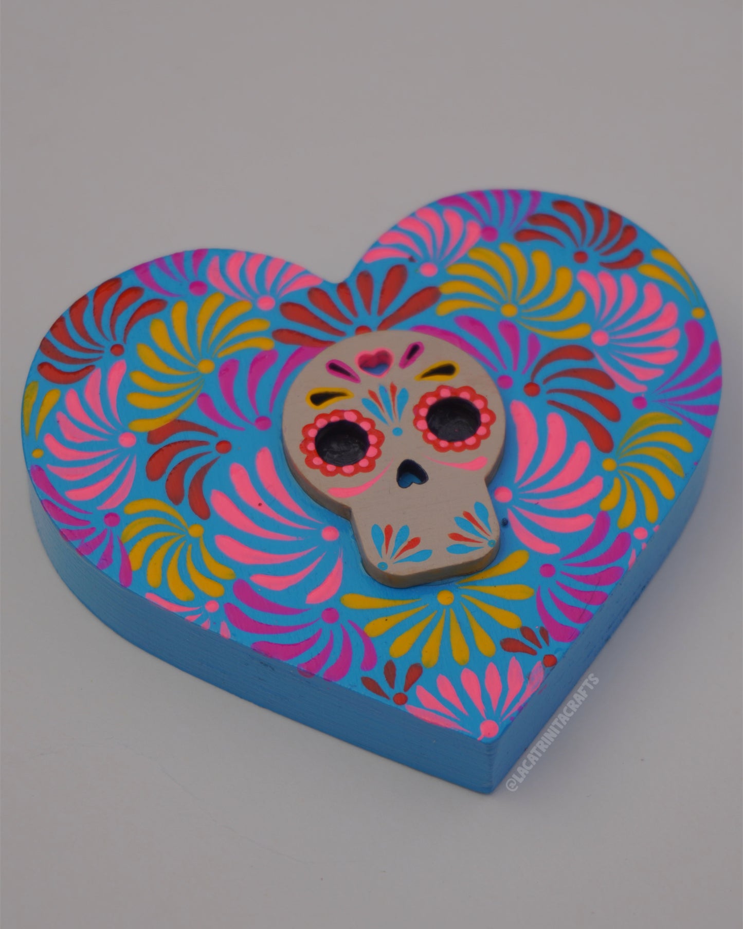 Talavera DDLM Heart Decor