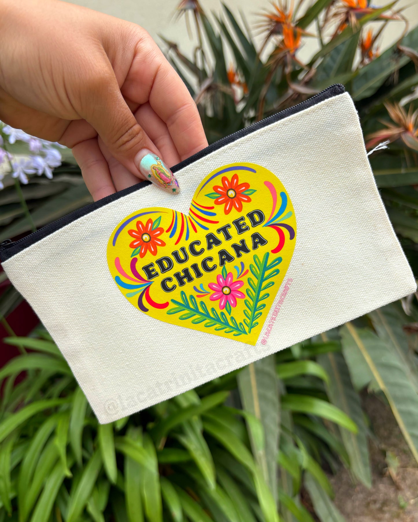 Canvas Zippered Pouch