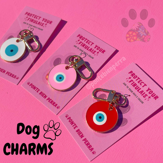 Large Evil Eye DOG CHARMS