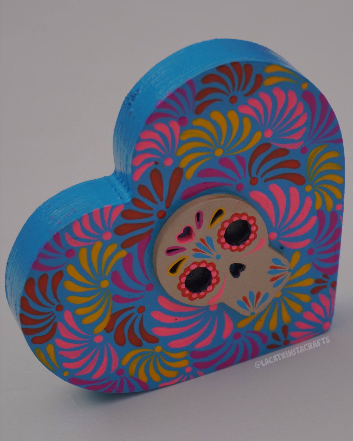 Talavera DDLM Heart Decor