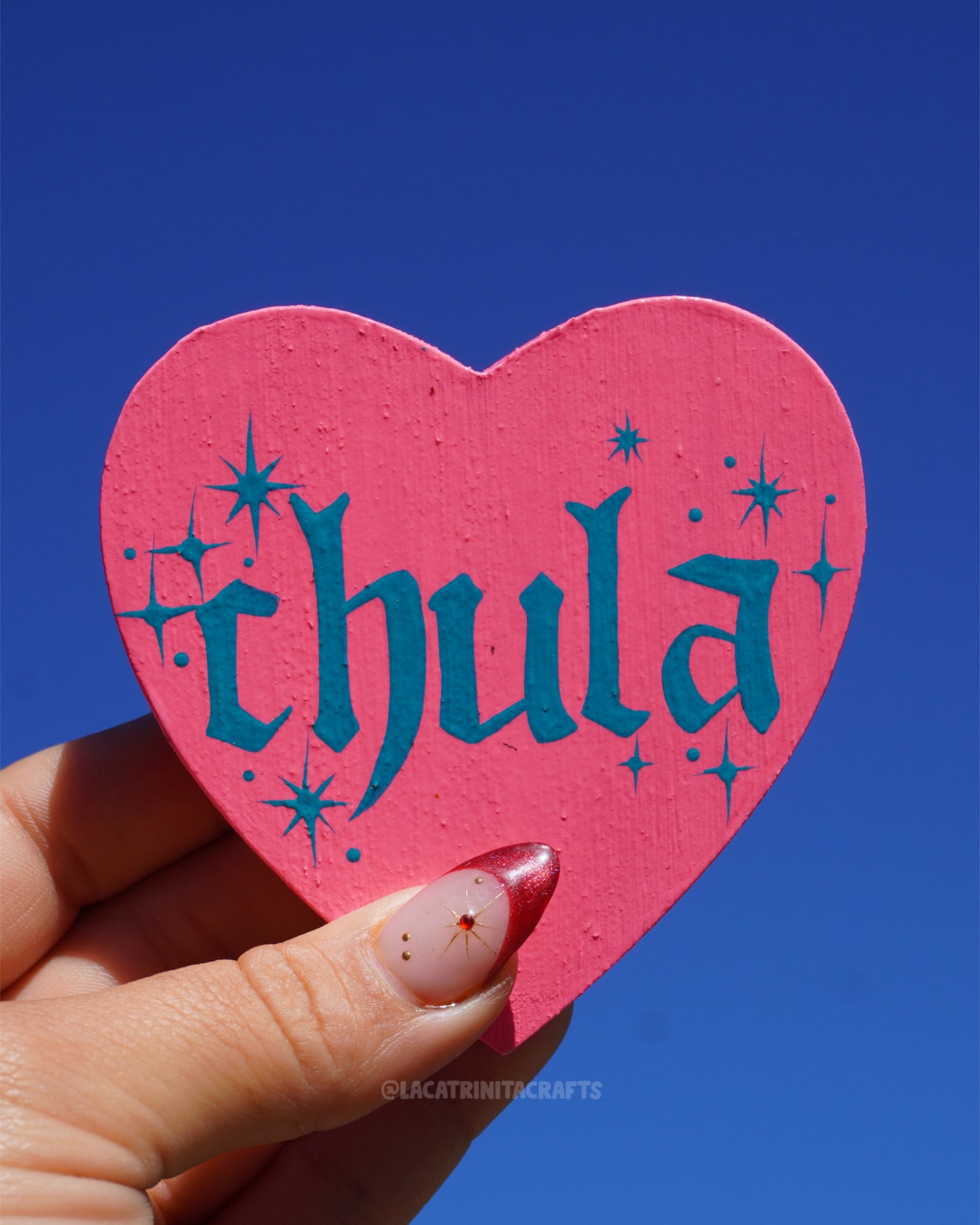 Mini Heart Old English decors