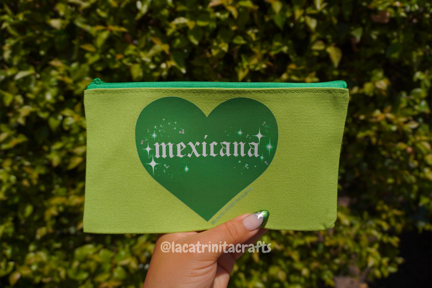 Colores Canvas Zippered Pouch