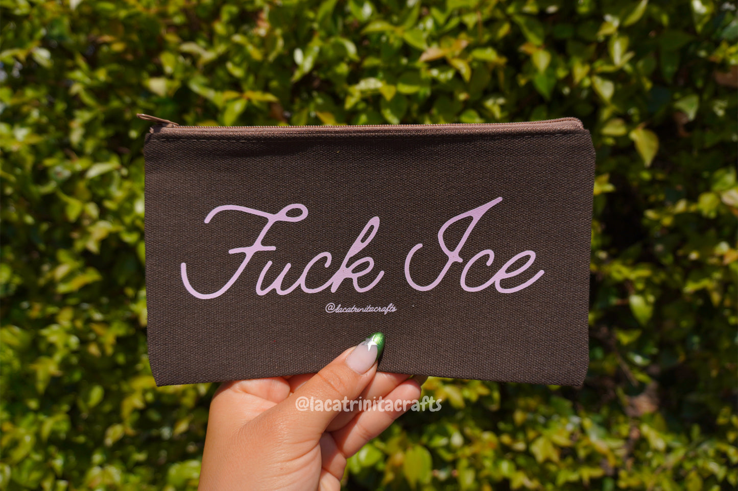 Colores Canvas Zippered Pouch