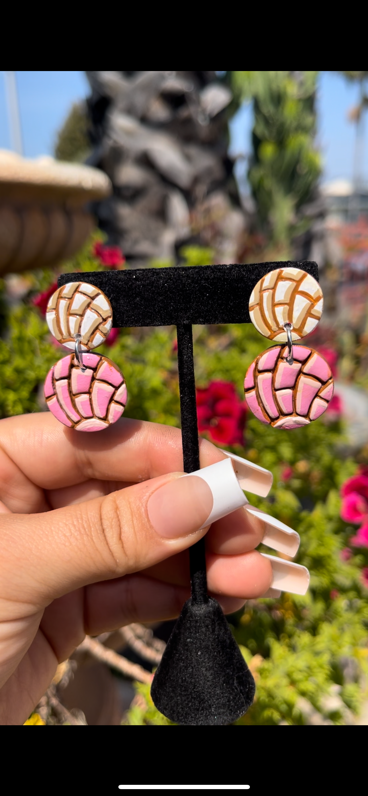 Concha Polymer Clay Earrings