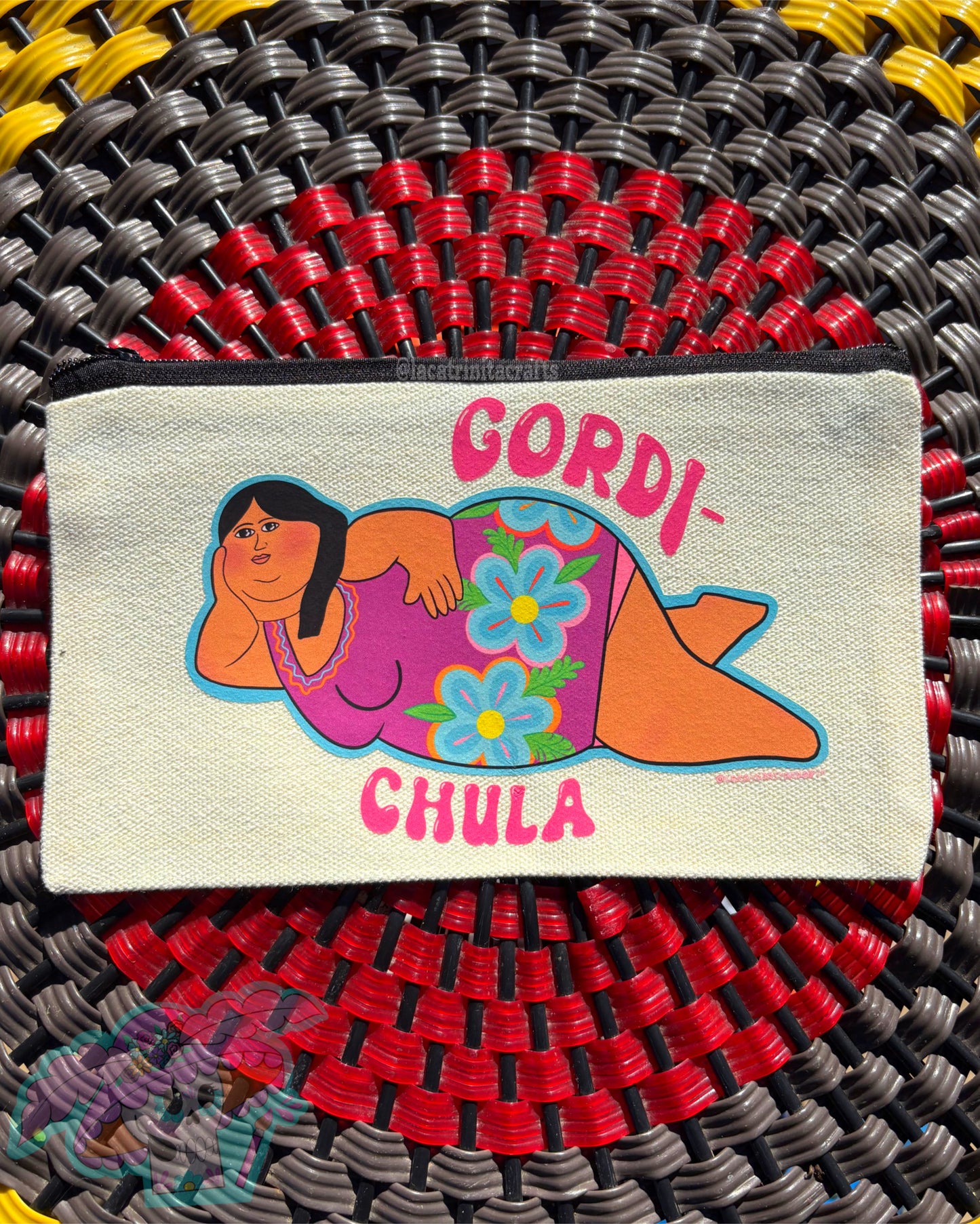 Canvas Zippered Pouch