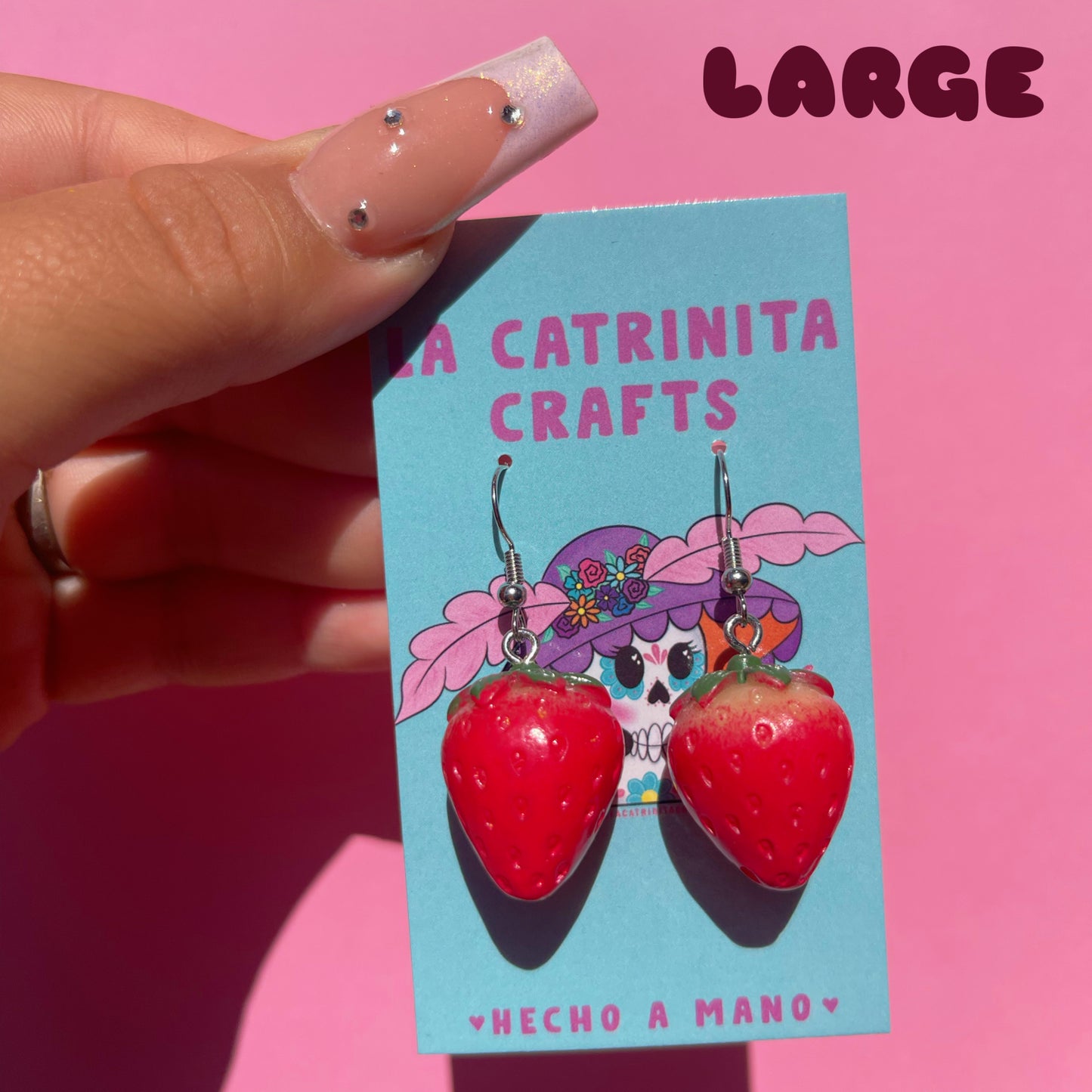 Realistic Fresita Earrings