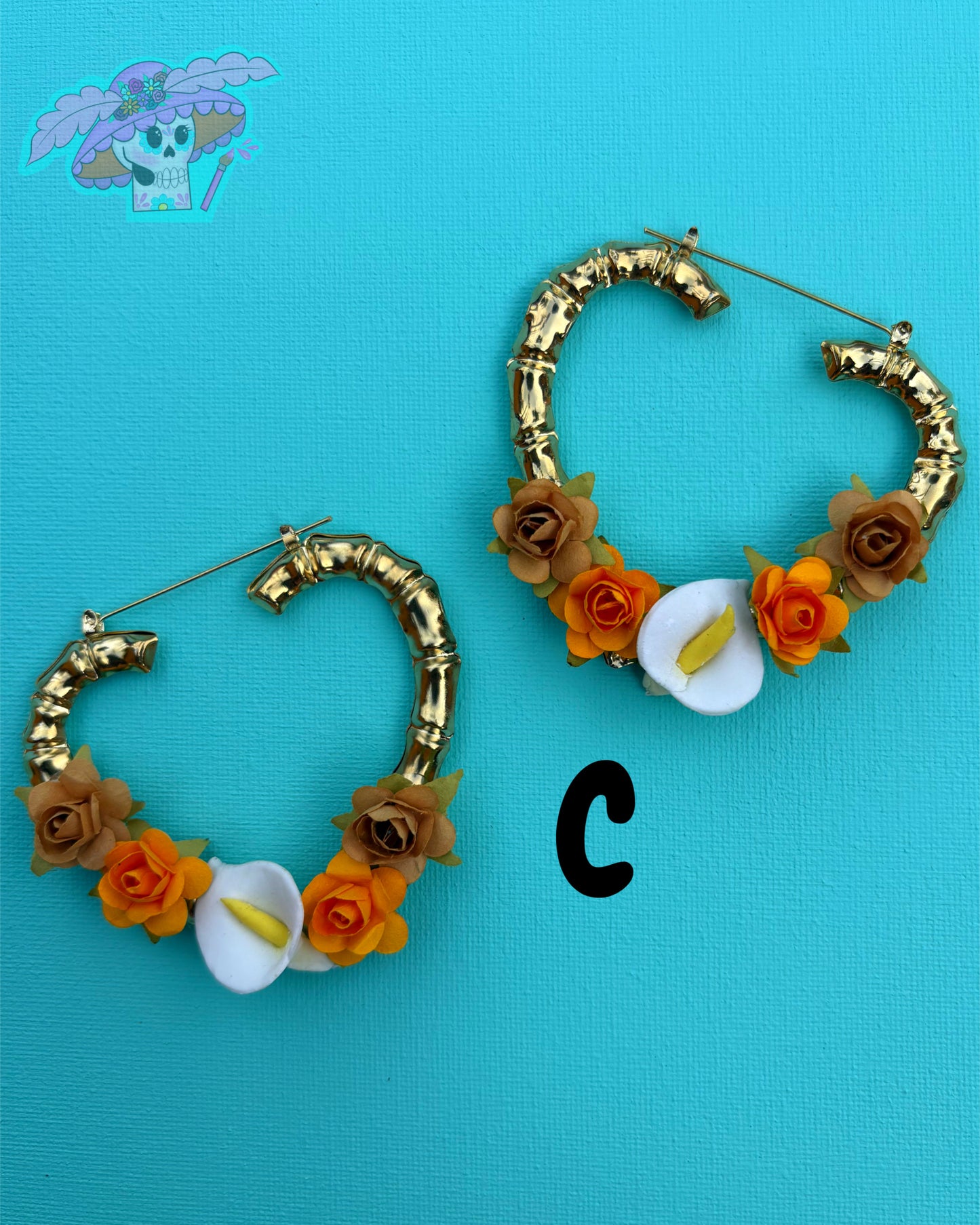 Cholita Bonita Heart Hoops (Alcatraz)