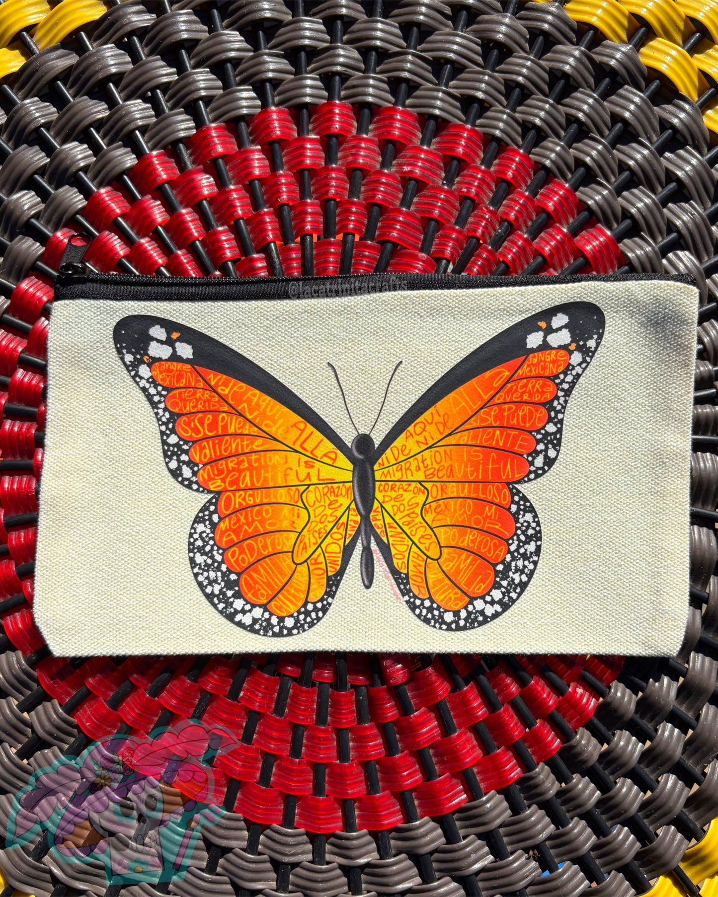 Canvas Zippered Pouch