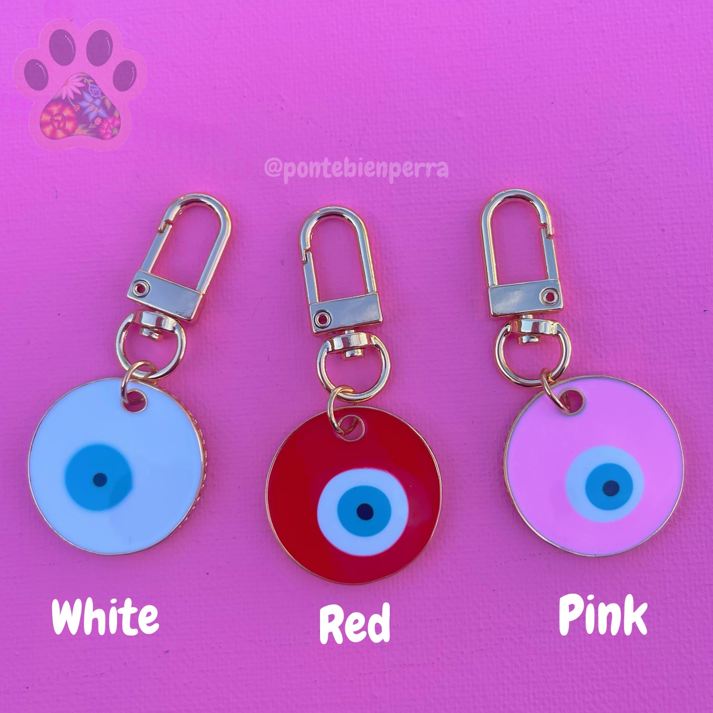 Large Evil Eye DOG CHARMS