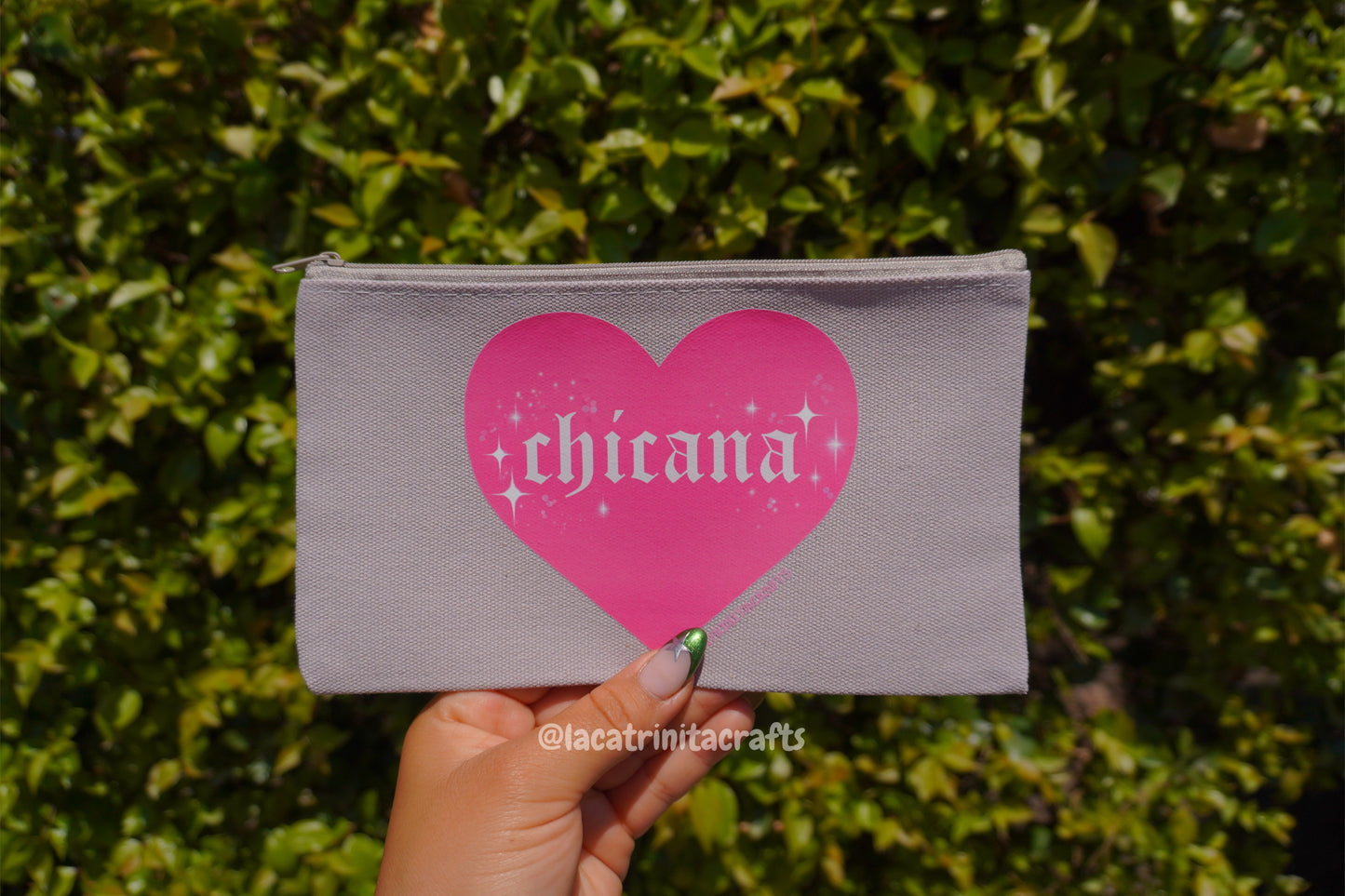 Colores Canvas Zippered Pouch