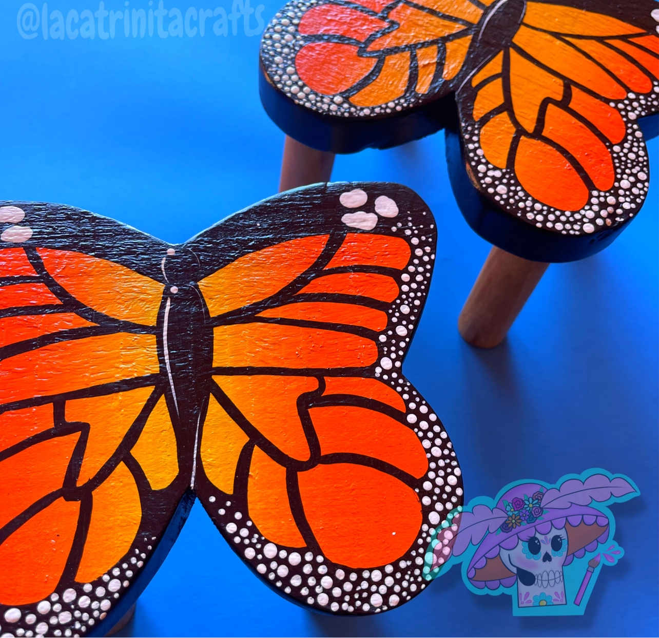 Monarch Butterfly Stools