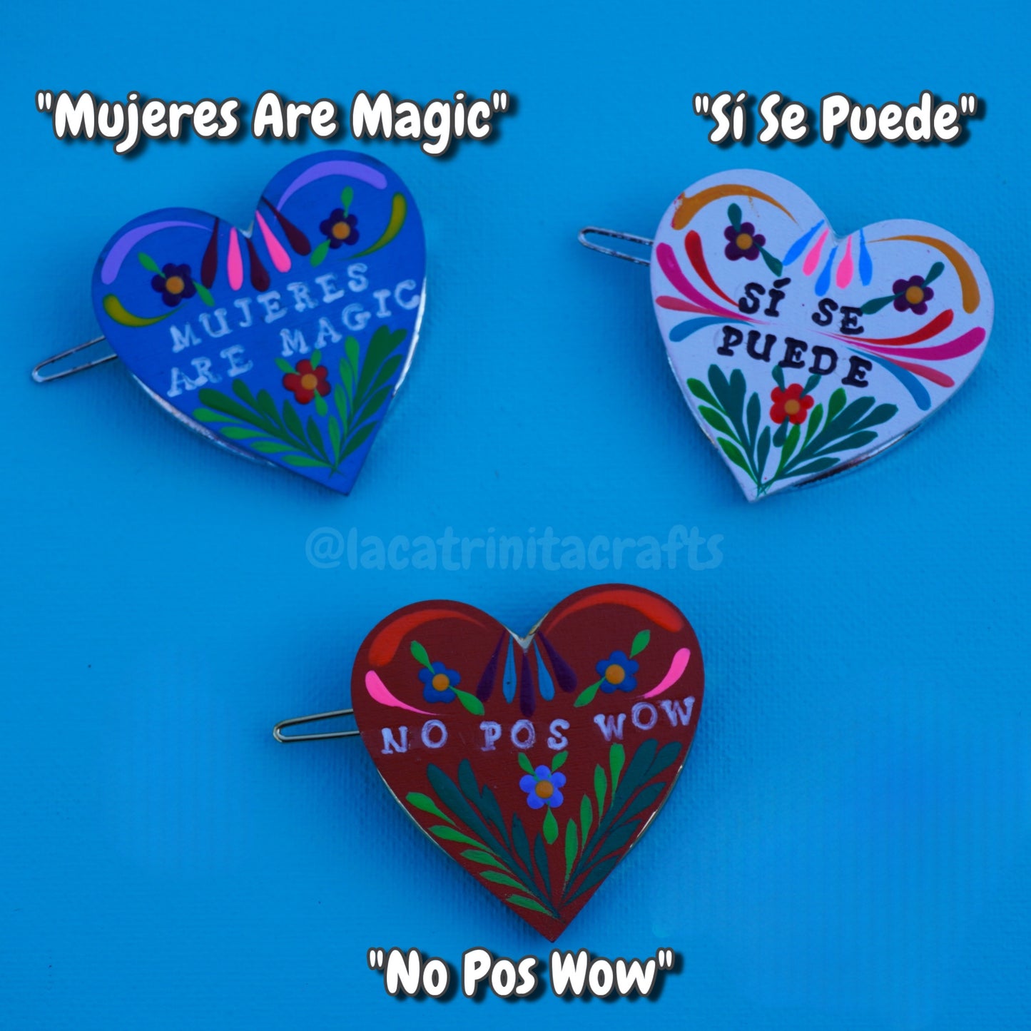 Mexican Phrase Hairclips