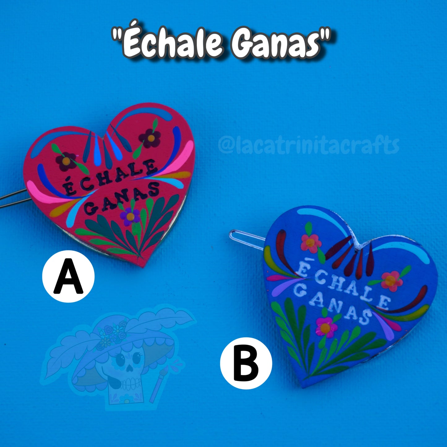 Mexican Phrase Hairclips