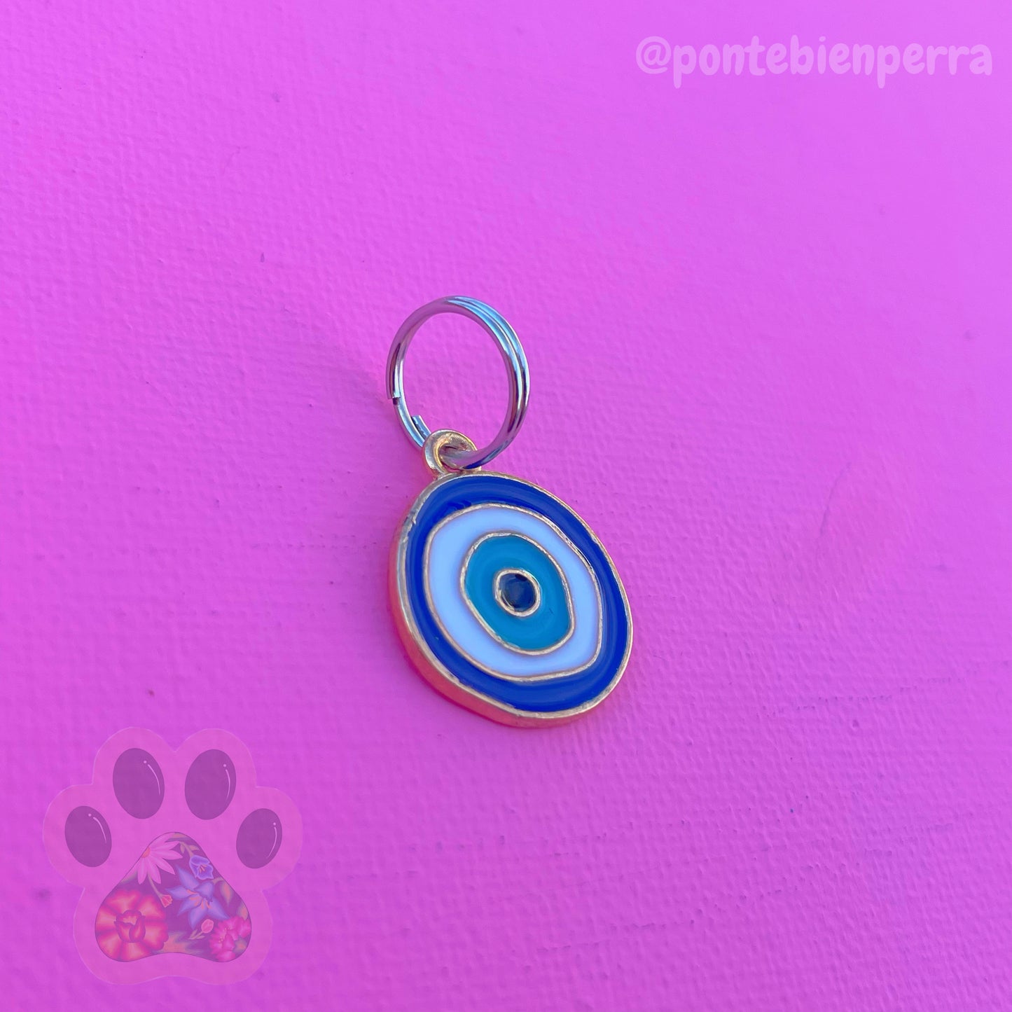 Enamel Evil Eye DOG CHARMS