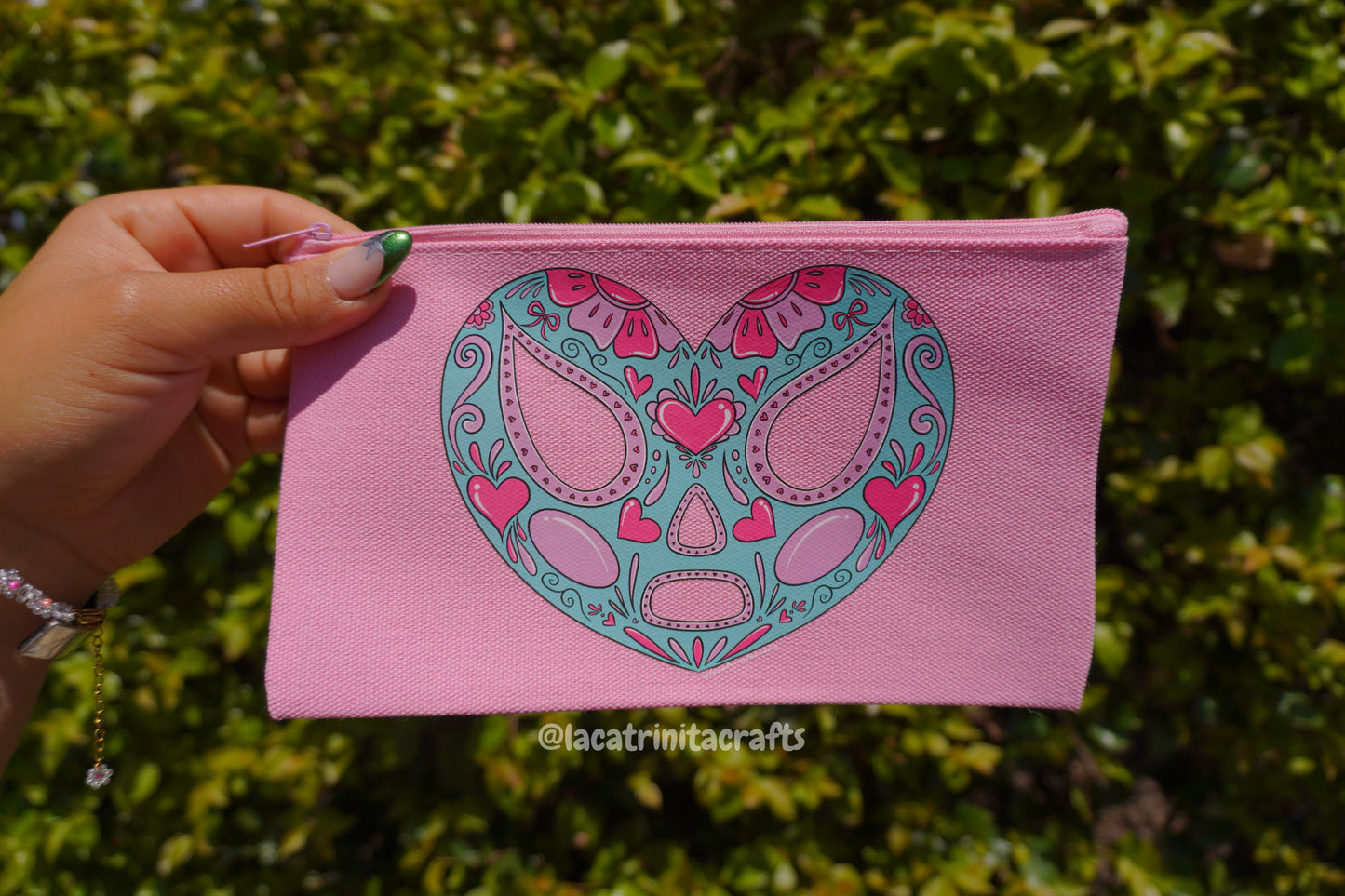 Colores Canvas Zippered Pouch