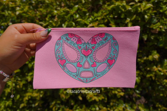 Colores Canvas Zippered Pouch