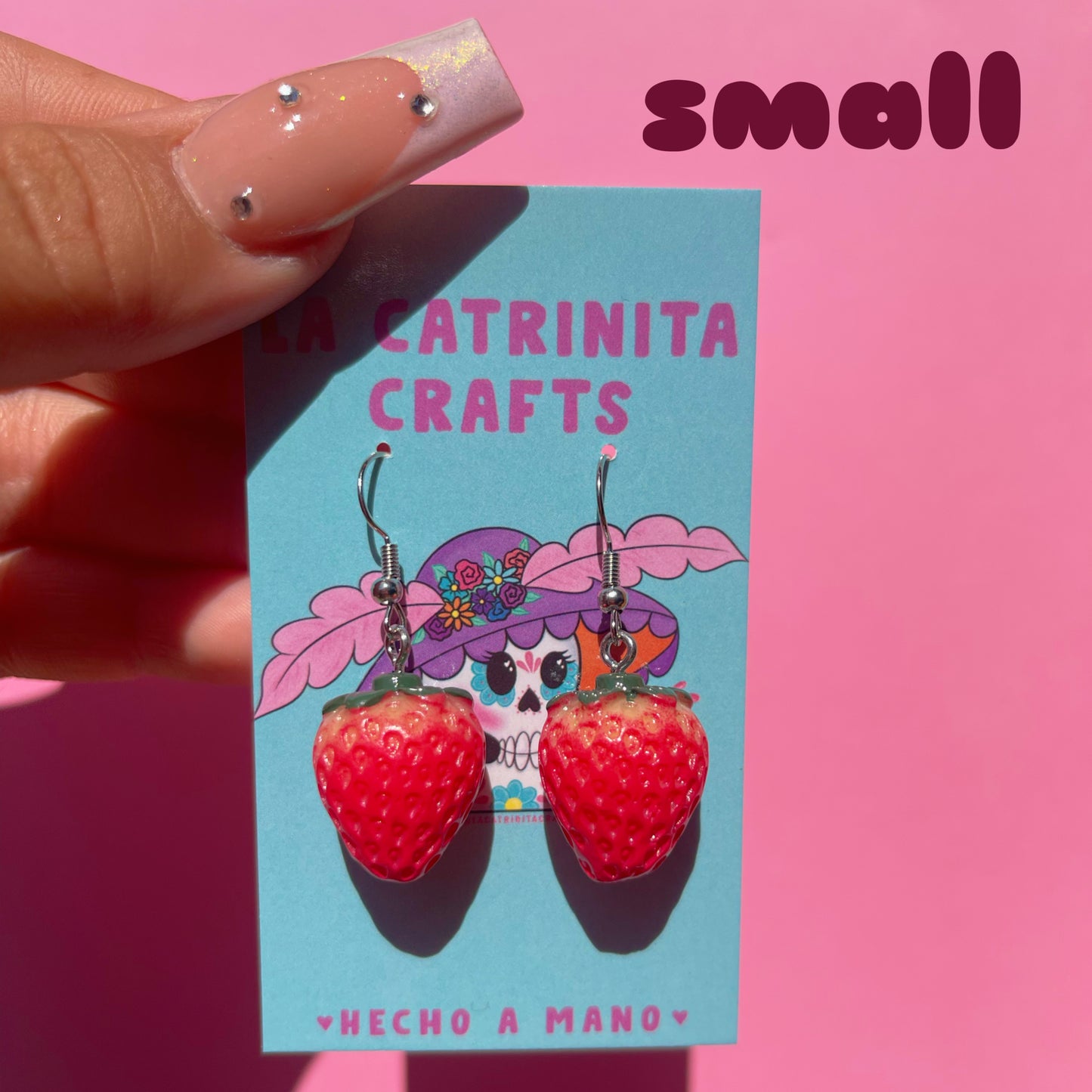 Realistic Fresita Earrings