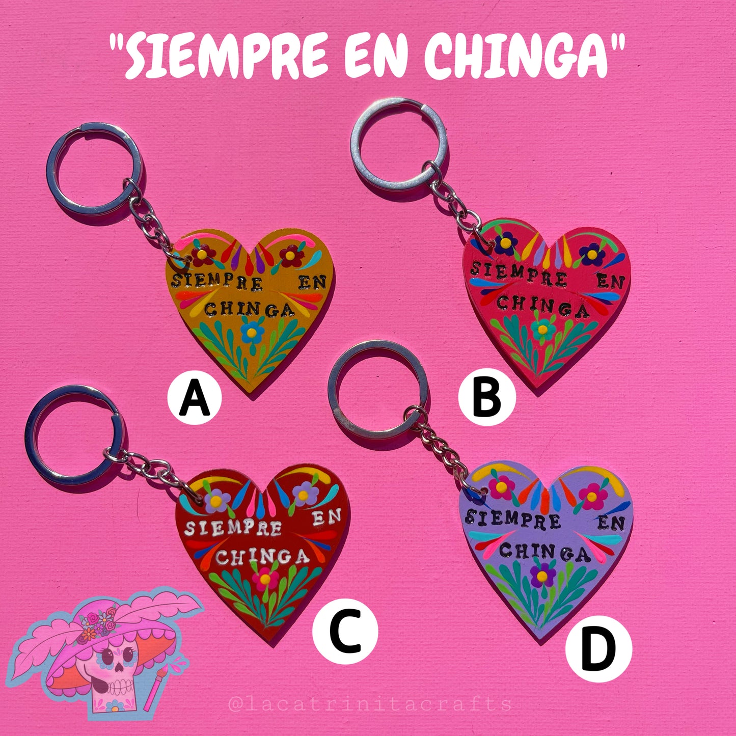 Mexican Phrase Keychains