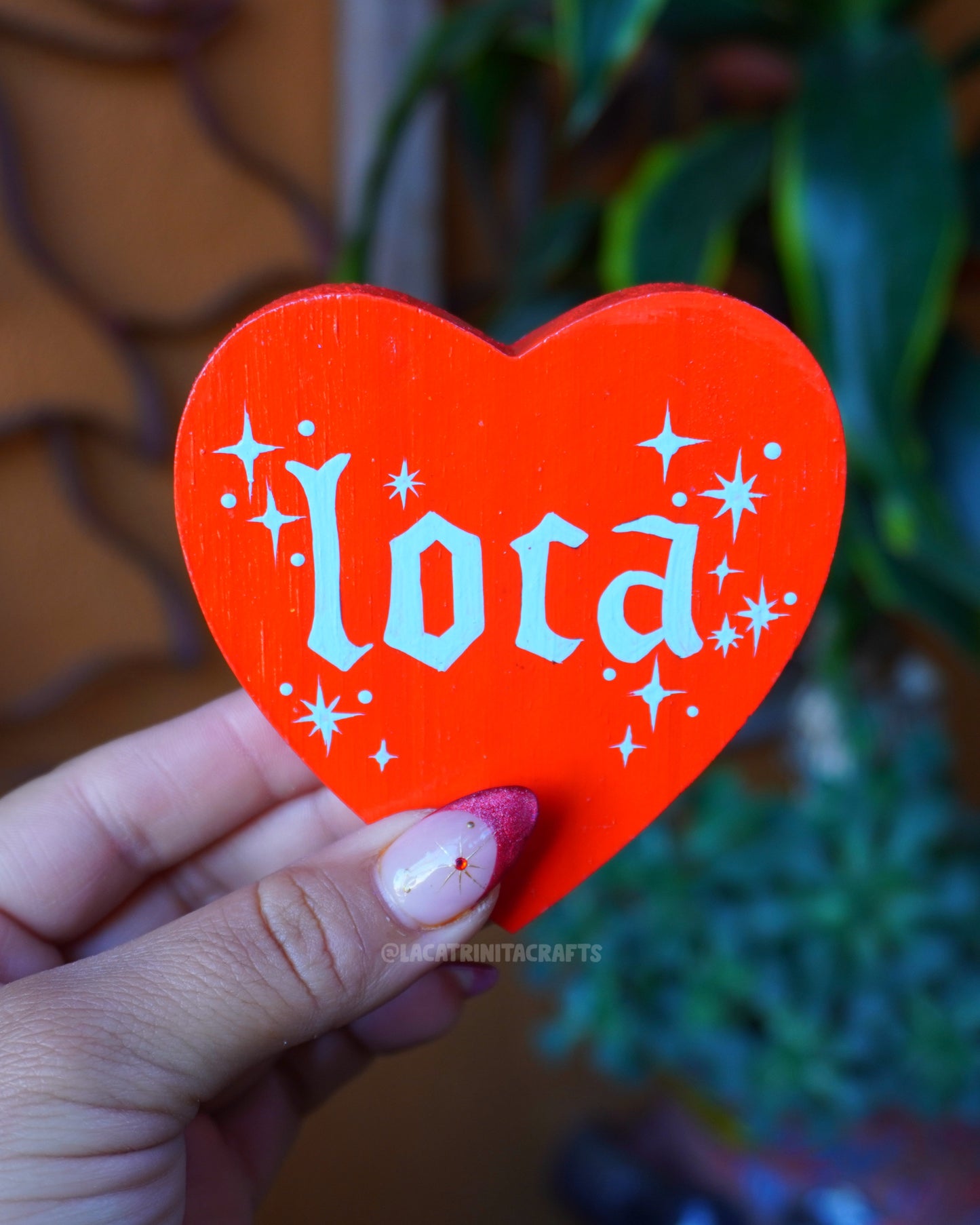 Mini Heart Old English decors