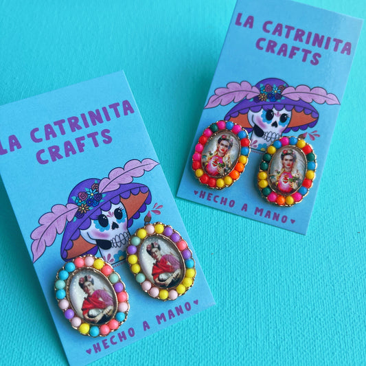 Frida Kahlo Studs