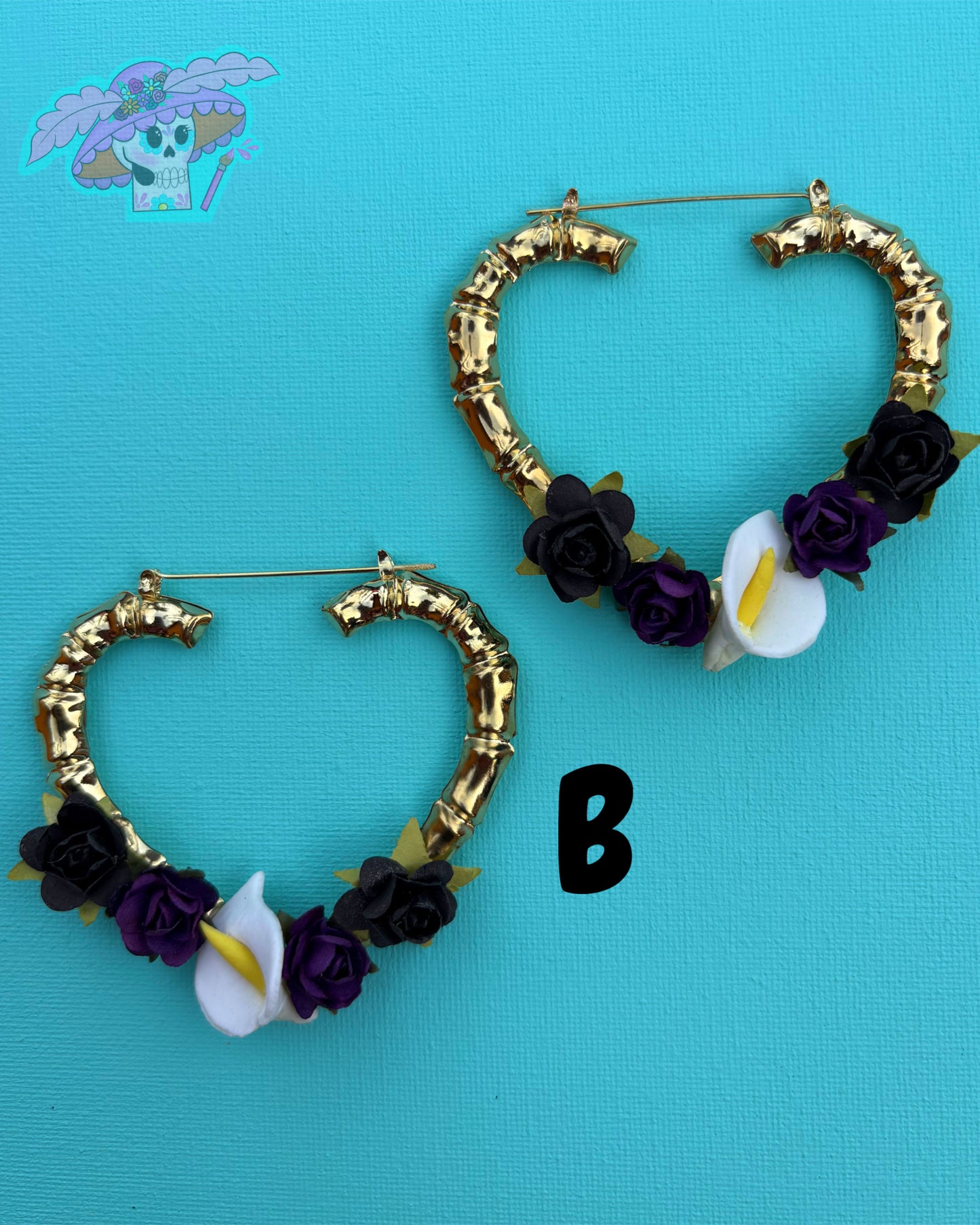 Cholita Bonita Heart Hoops (Alcatraz)