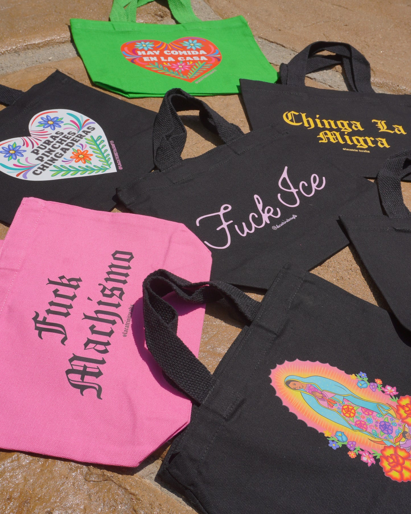 Mini Canvas Totes