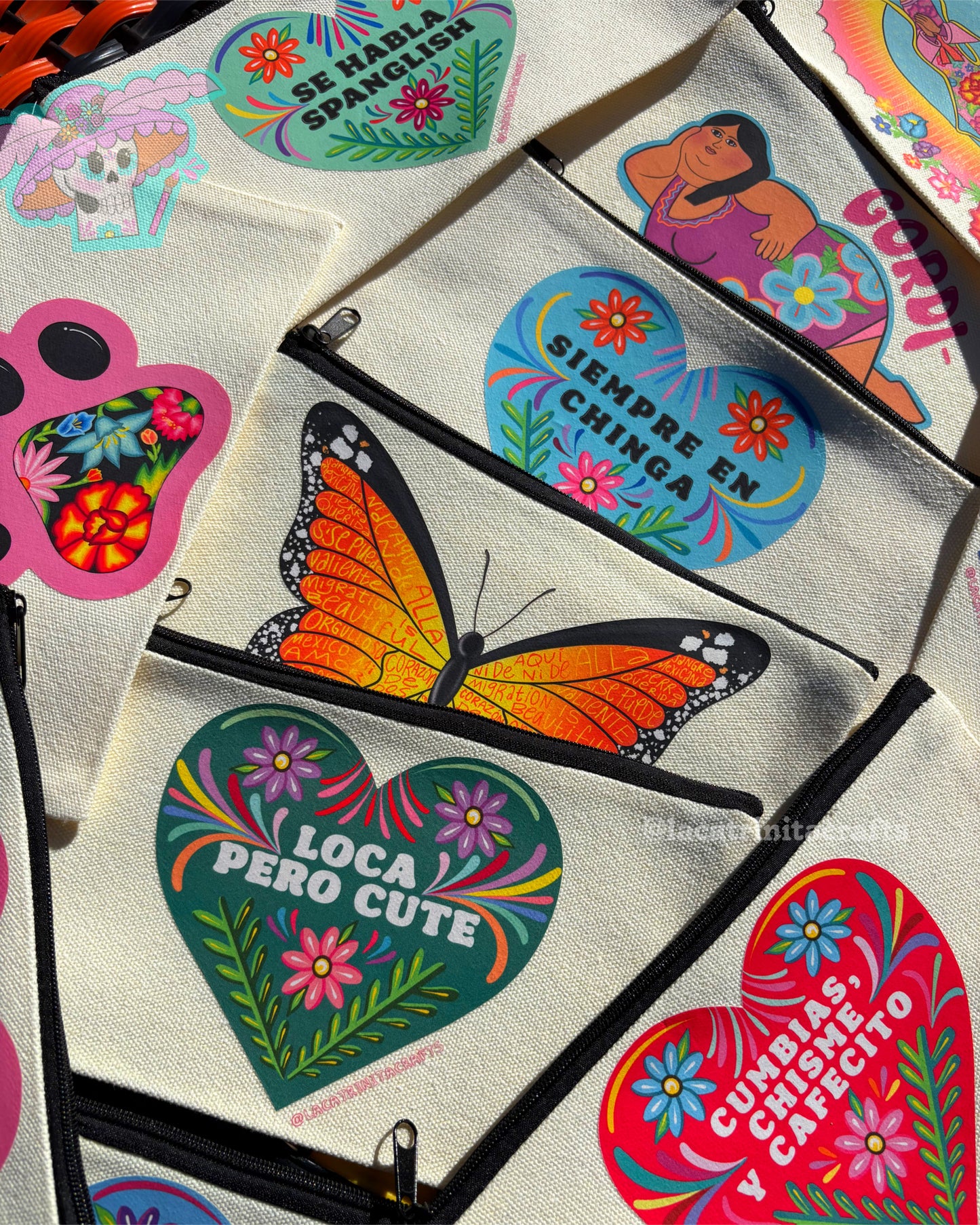 Canvas Zippered Pouch