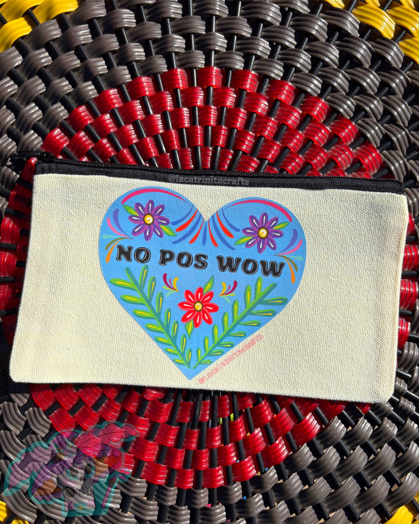 Canvas Zippered Pouch