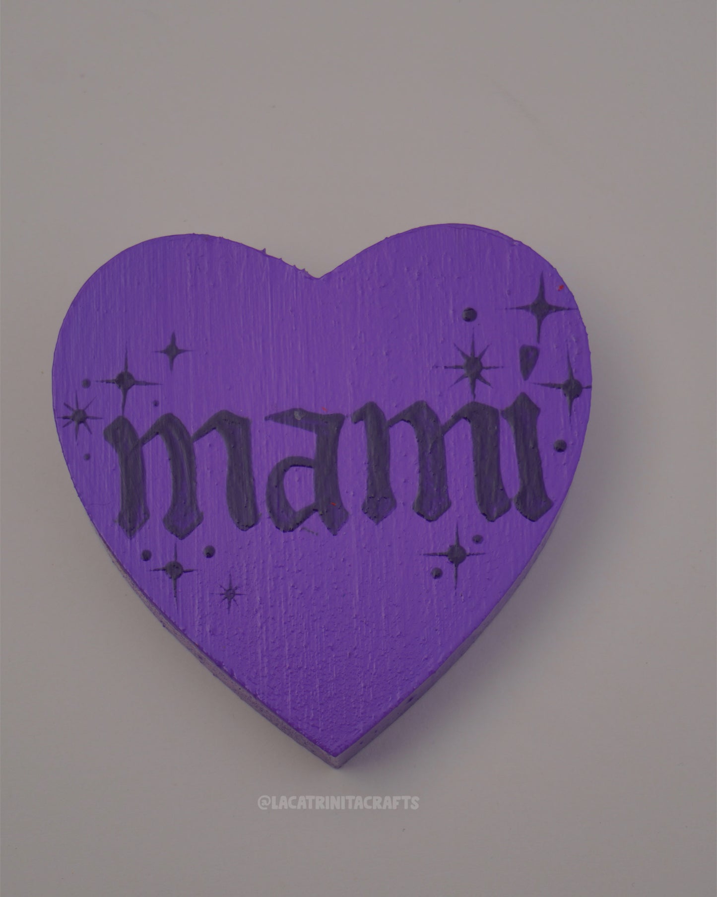 Mini Heart Old English decors