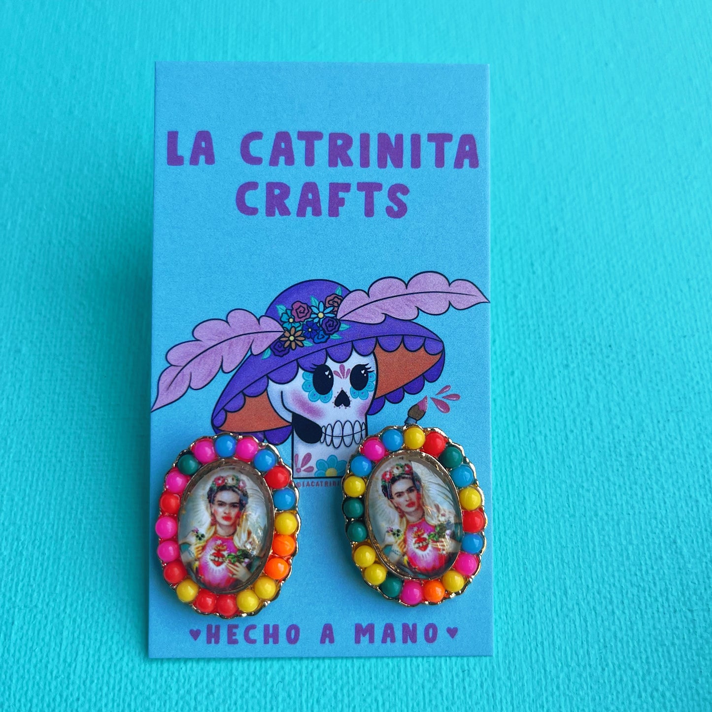 Frida Kahlo Studs