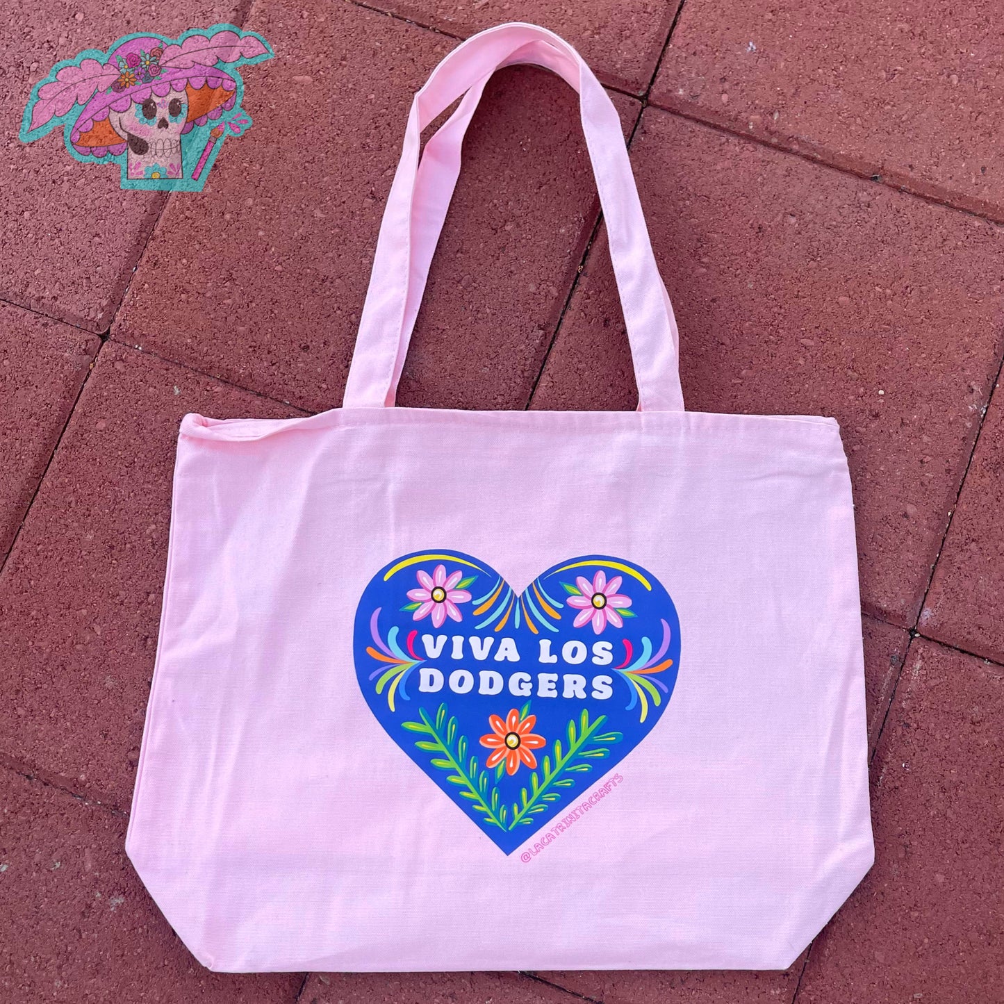 Viva Los Dodgers Tote Bags