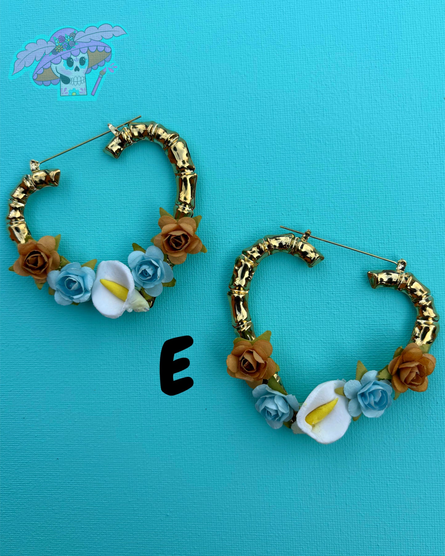 Cholita Bonita Heart Hoops (Alcatraz)