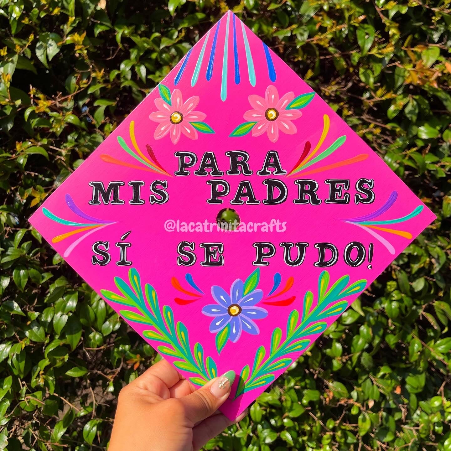 Mexican Inspired Graduation Cap Toppers