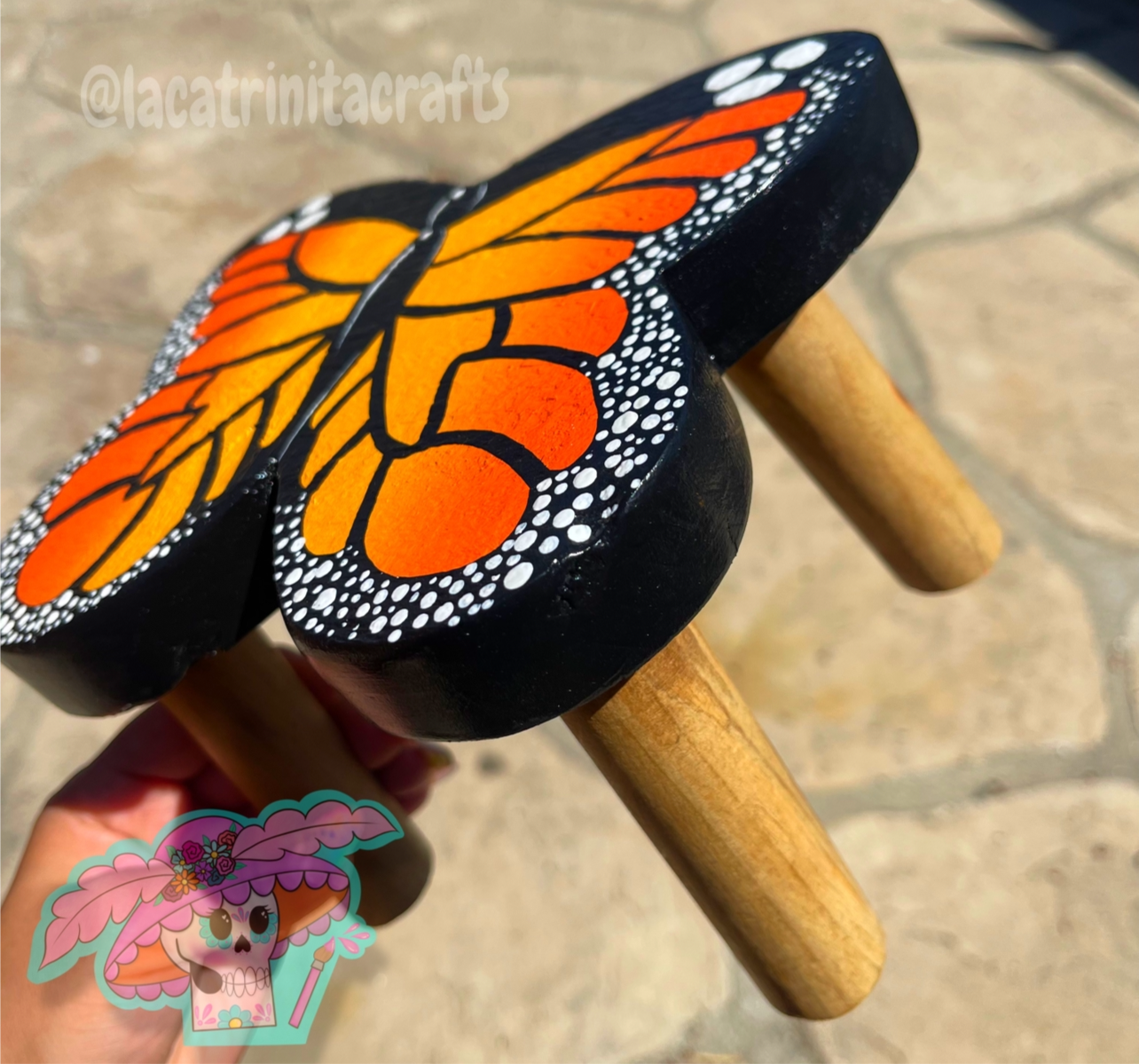 Monarch Butterfly Stools