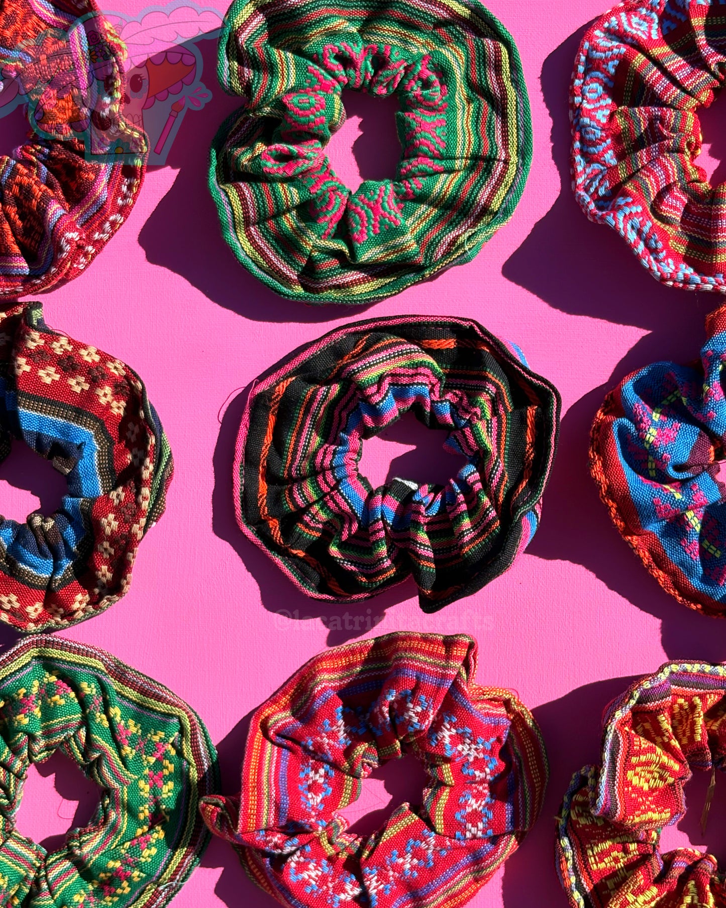 Hair Scrunchies Sarape Inspired
