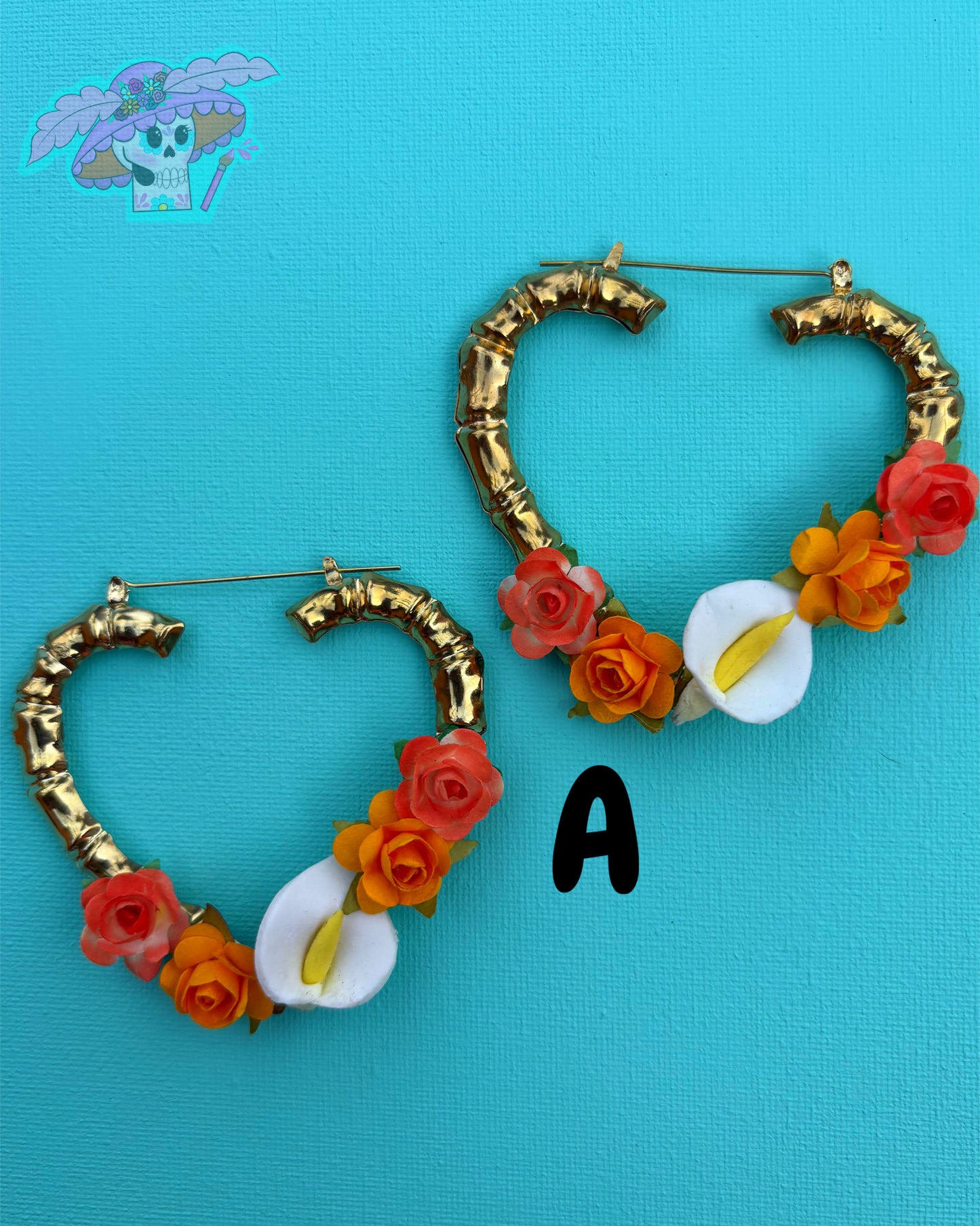 Cholita Bonita Heart Hoops (Alcatraz)