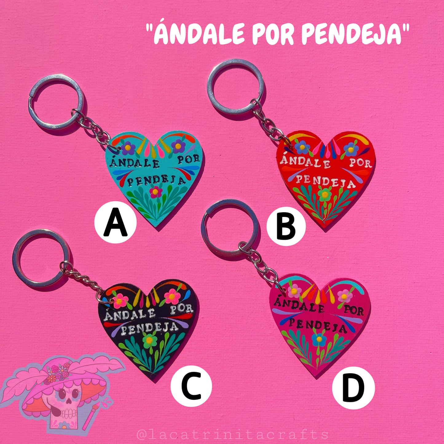 Mexican Phrase Keychains