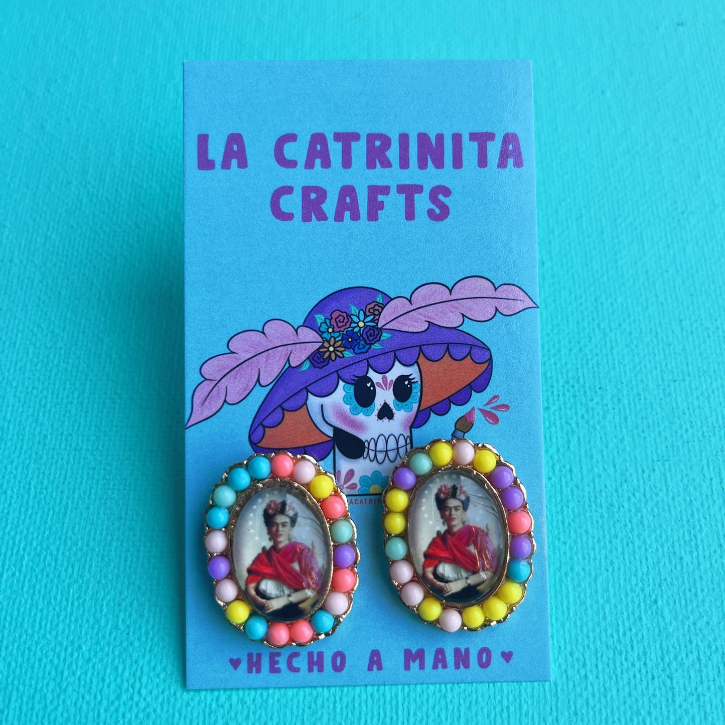 Frida Kahlo Studs