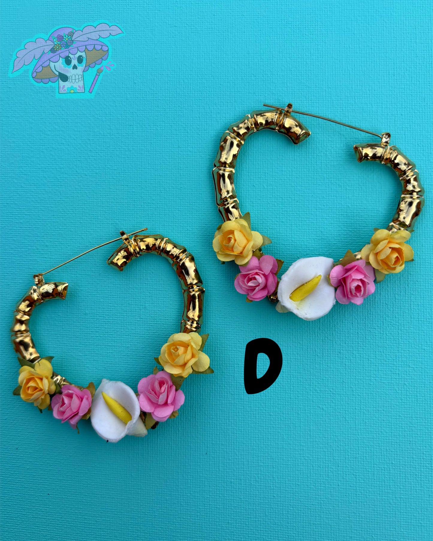 Cholita Bonita Heart Hoops (Alcatraz)