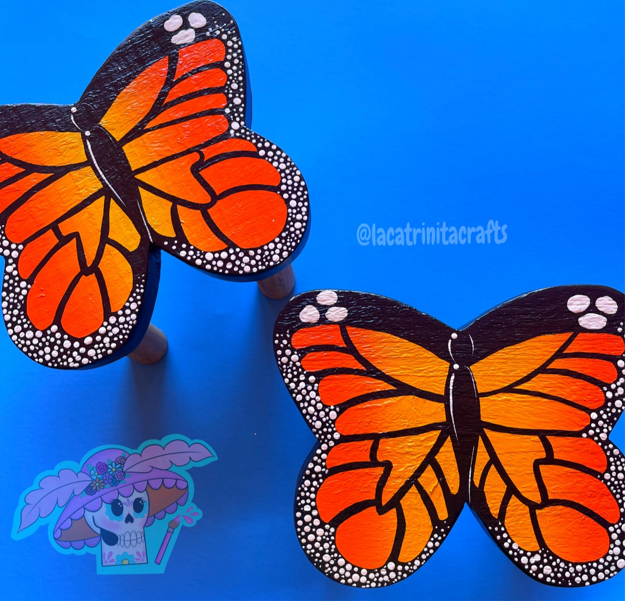 Monarch Butterfly Stools