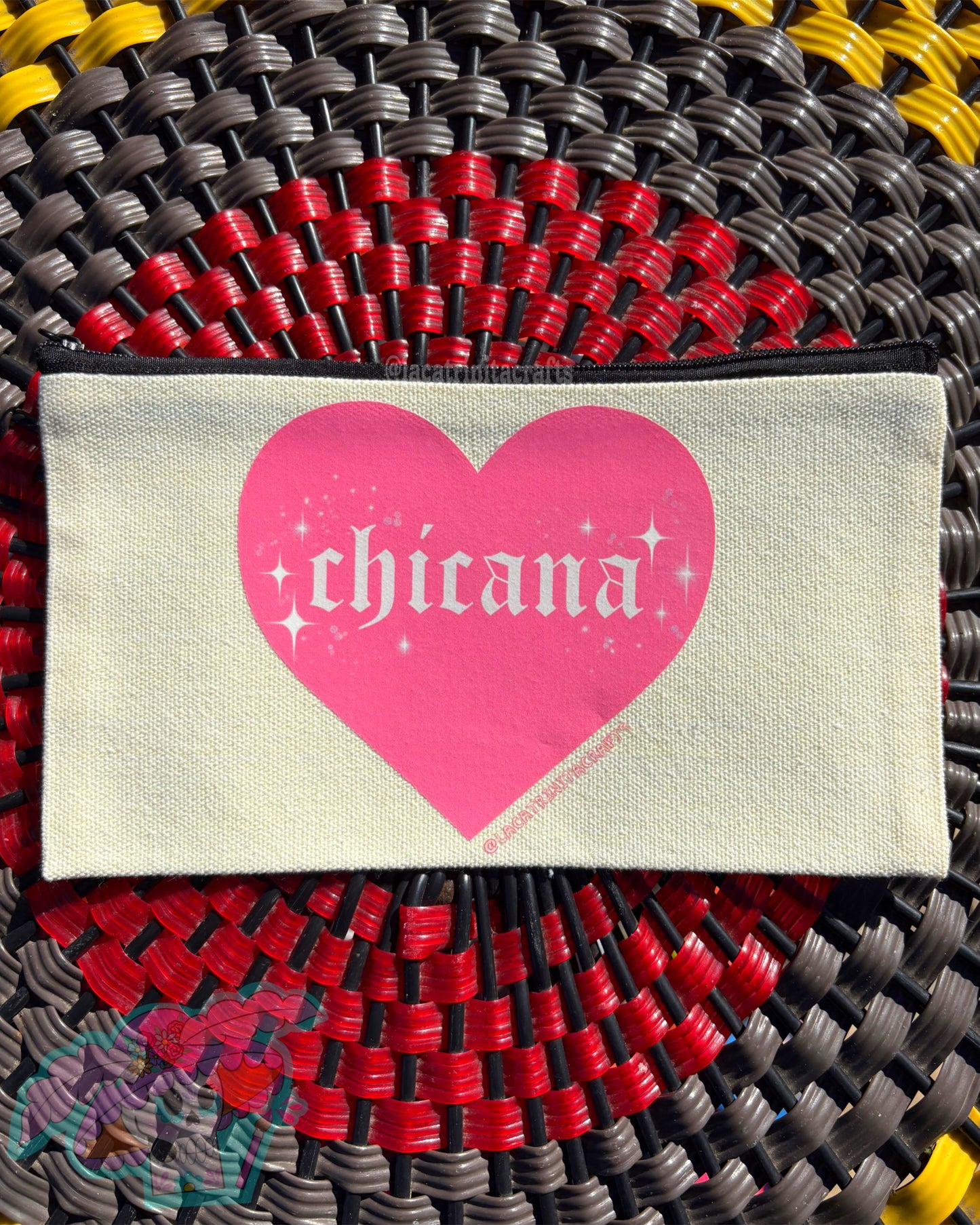 Canvas Zippered Pouch