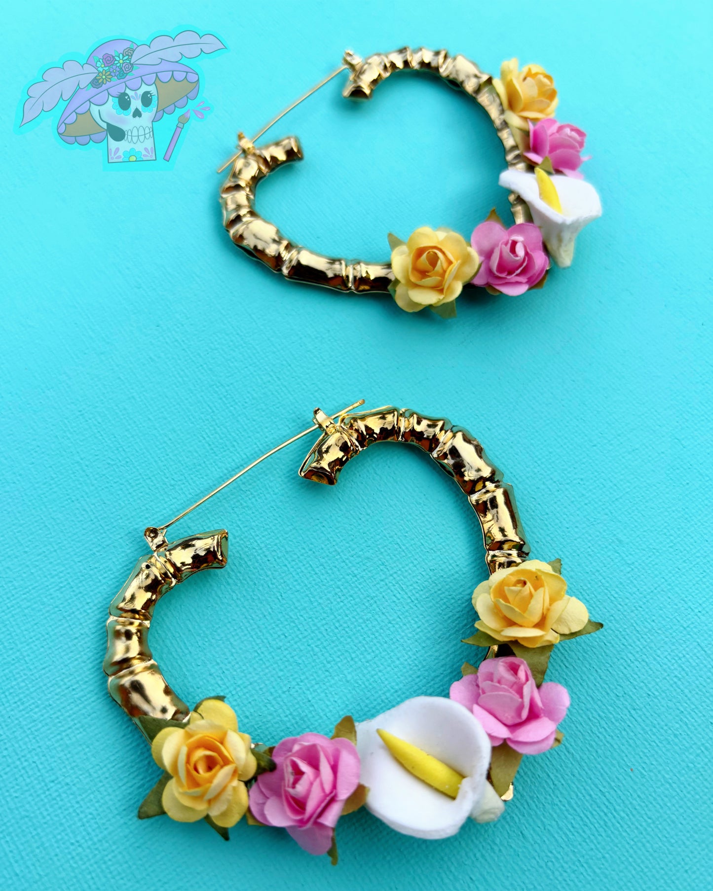 Cholita Bonita Heart Hoops (Alcatraz)