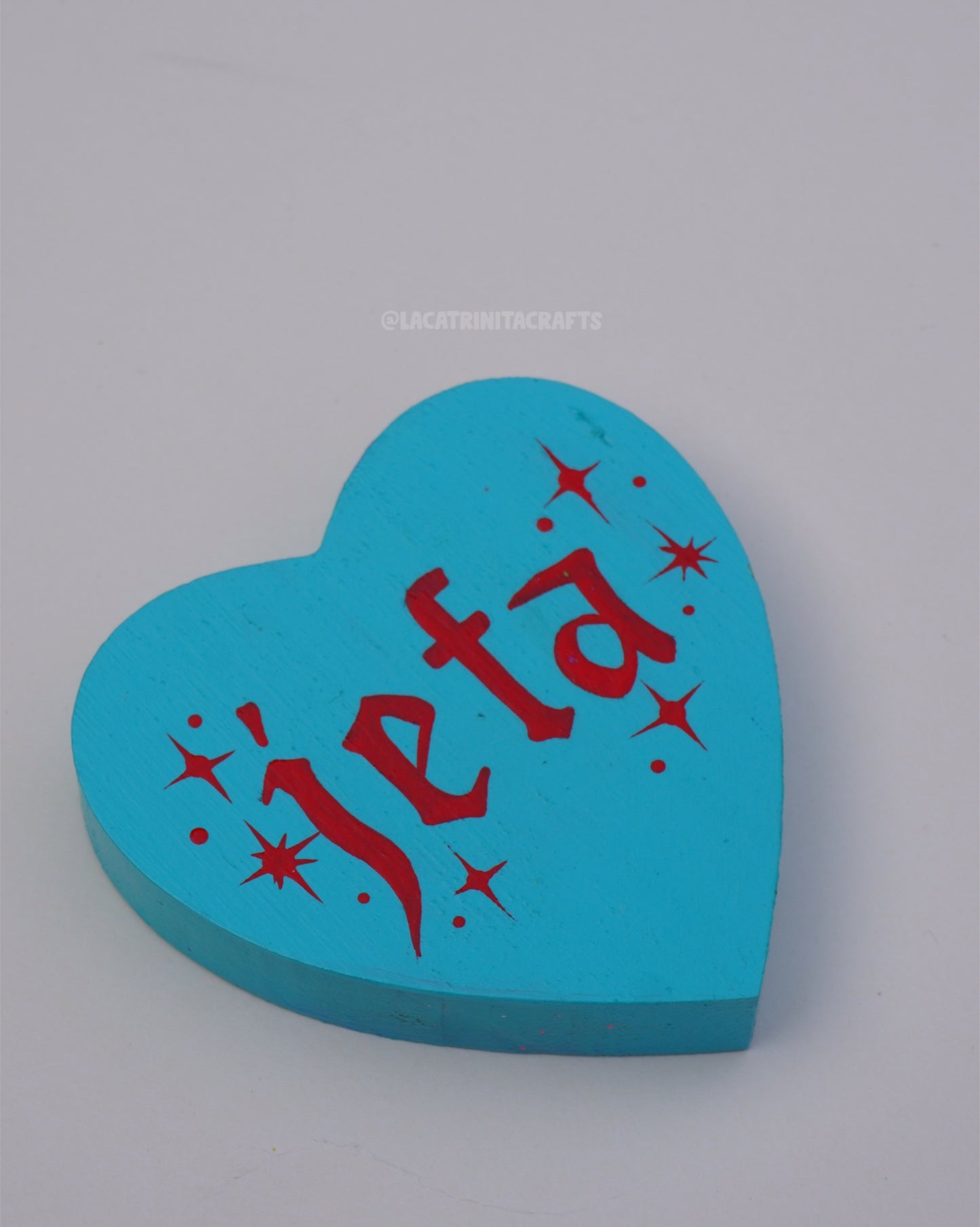 Mini Heart Old English decors