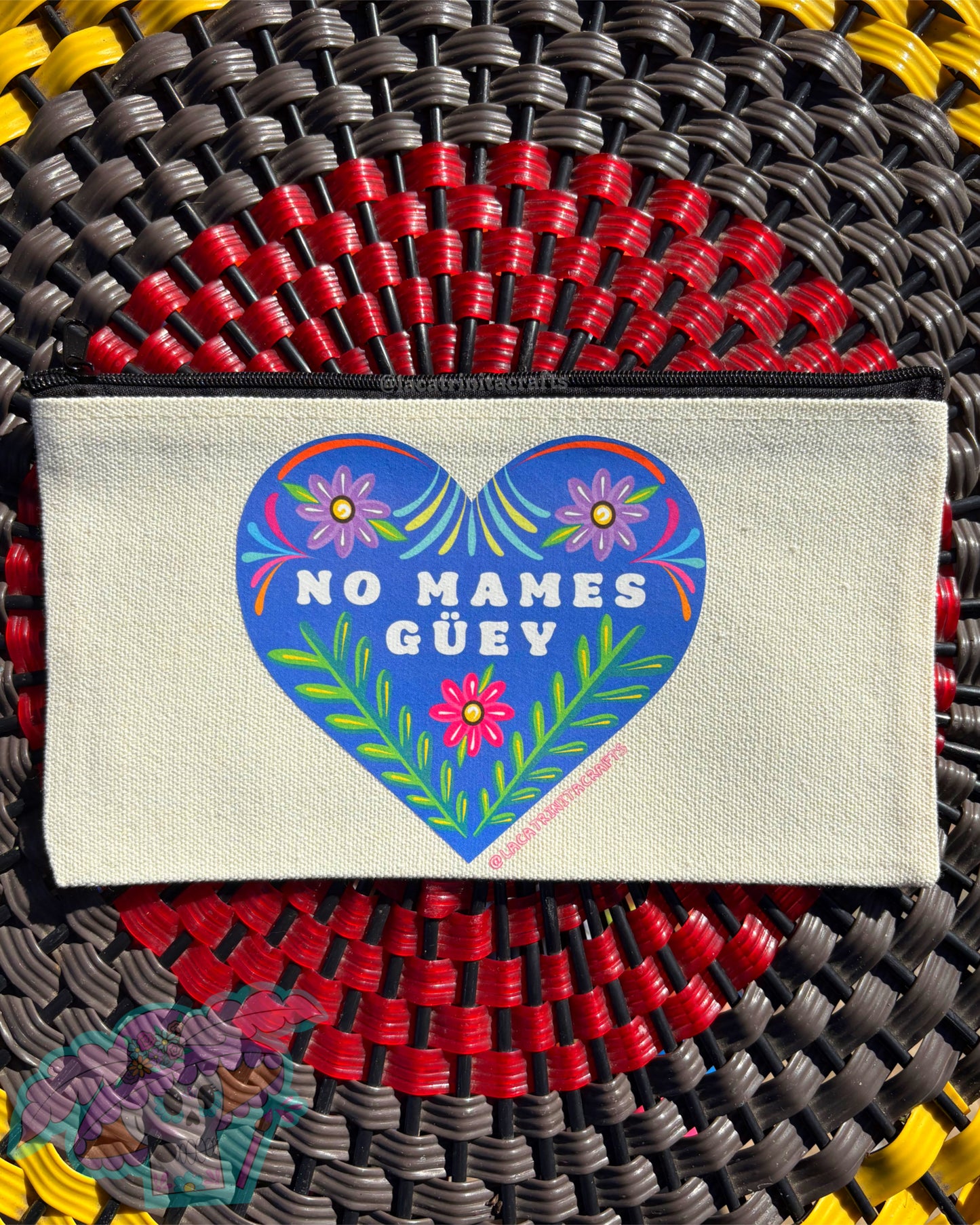 Canvas Zippered Pouch