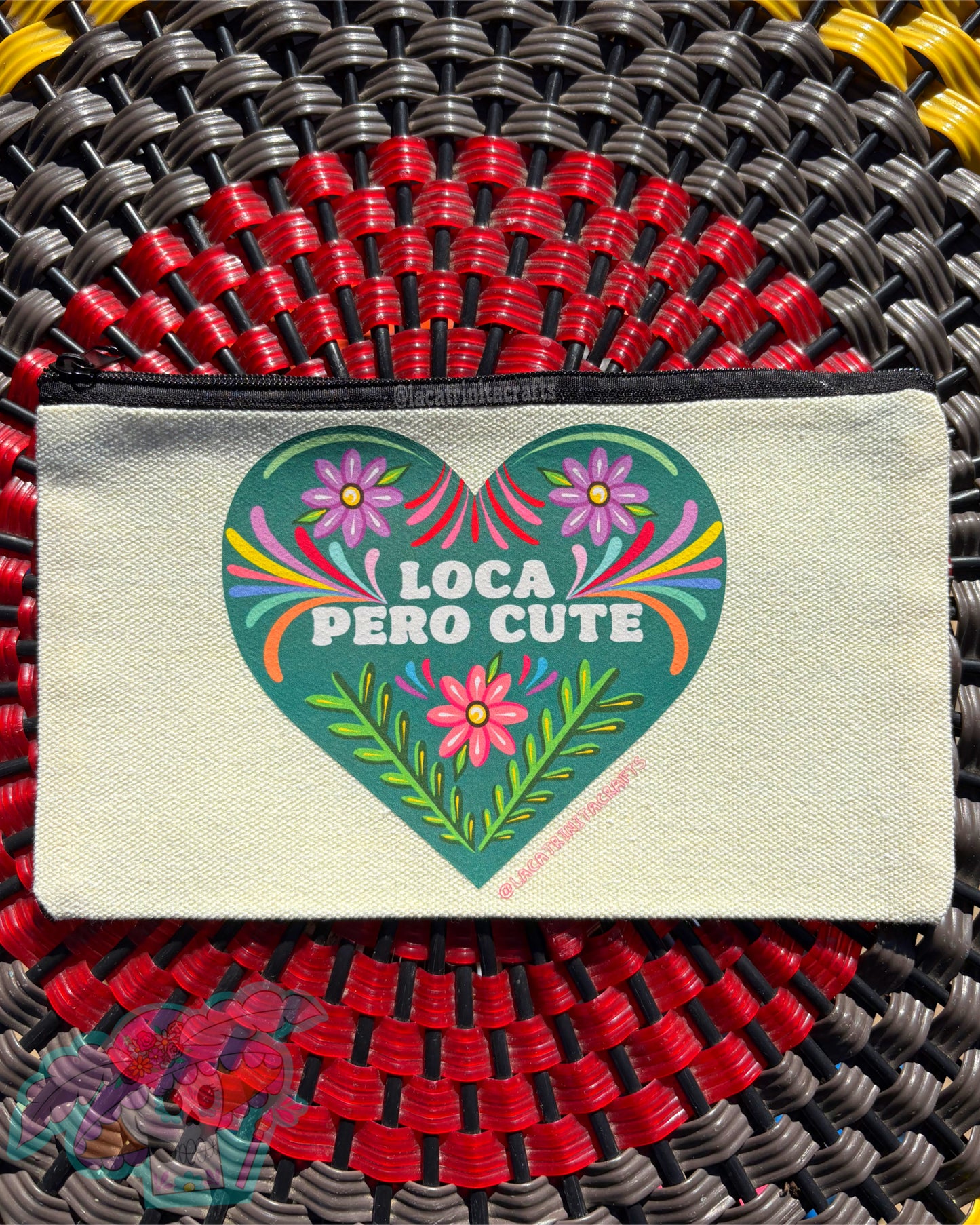 Canvas Zippered Pouch