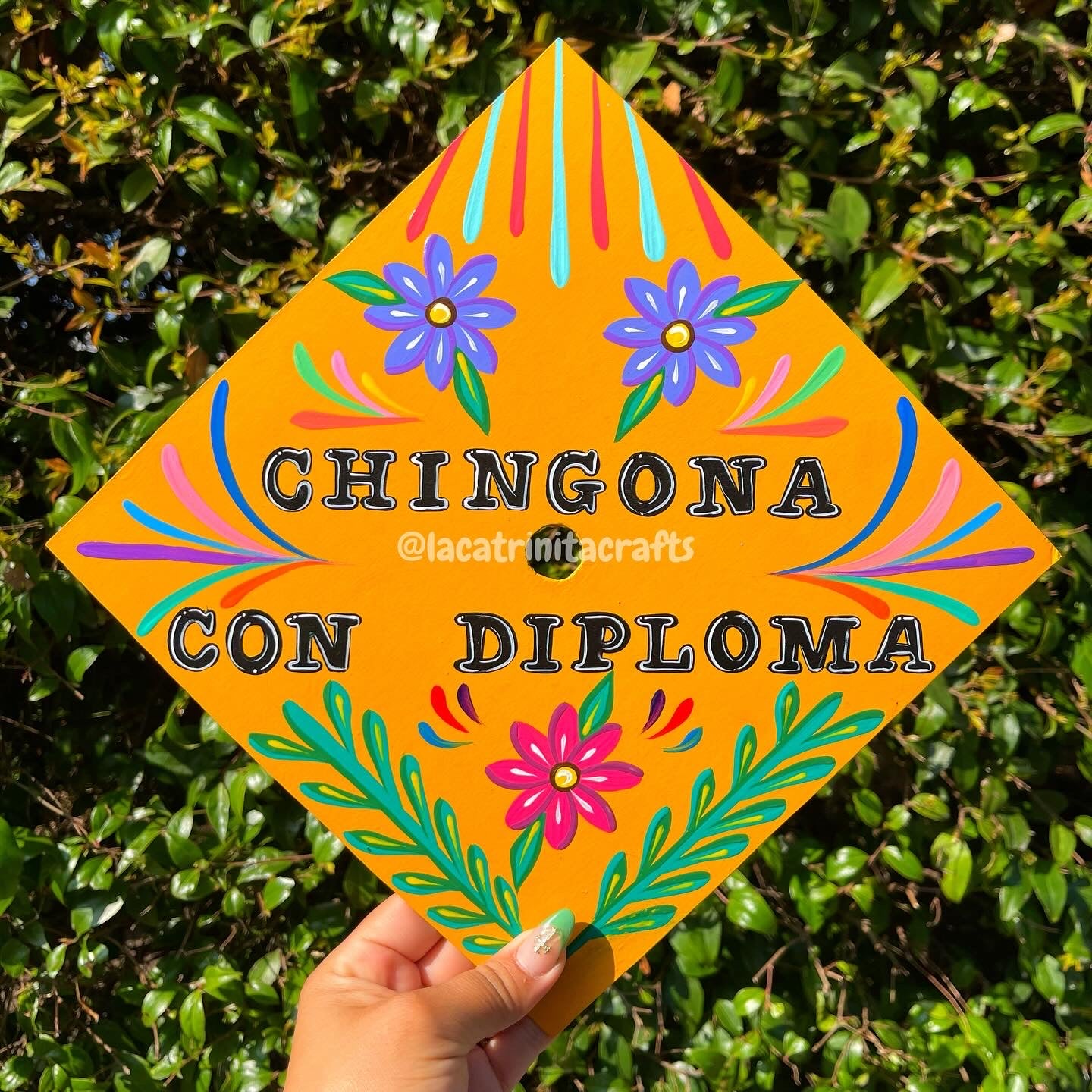 Mexican Inspired Graduation Cap Toppers